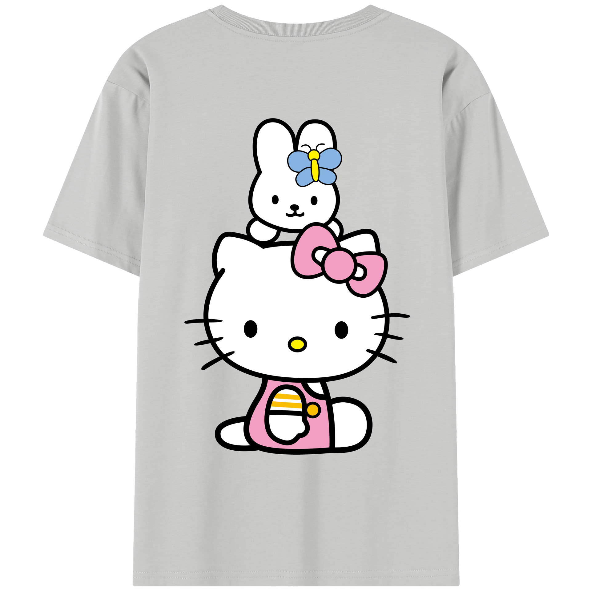（画像用） Hello Kitty ハローキティ レディース半袖Tシャツ(バックプリント)