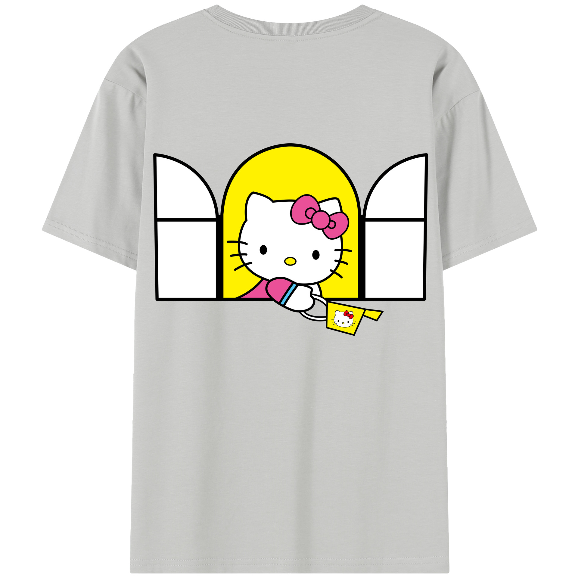 （画像用） Hello Kitty ハローキティ レディース半袖Tシャツ(バックプリント)