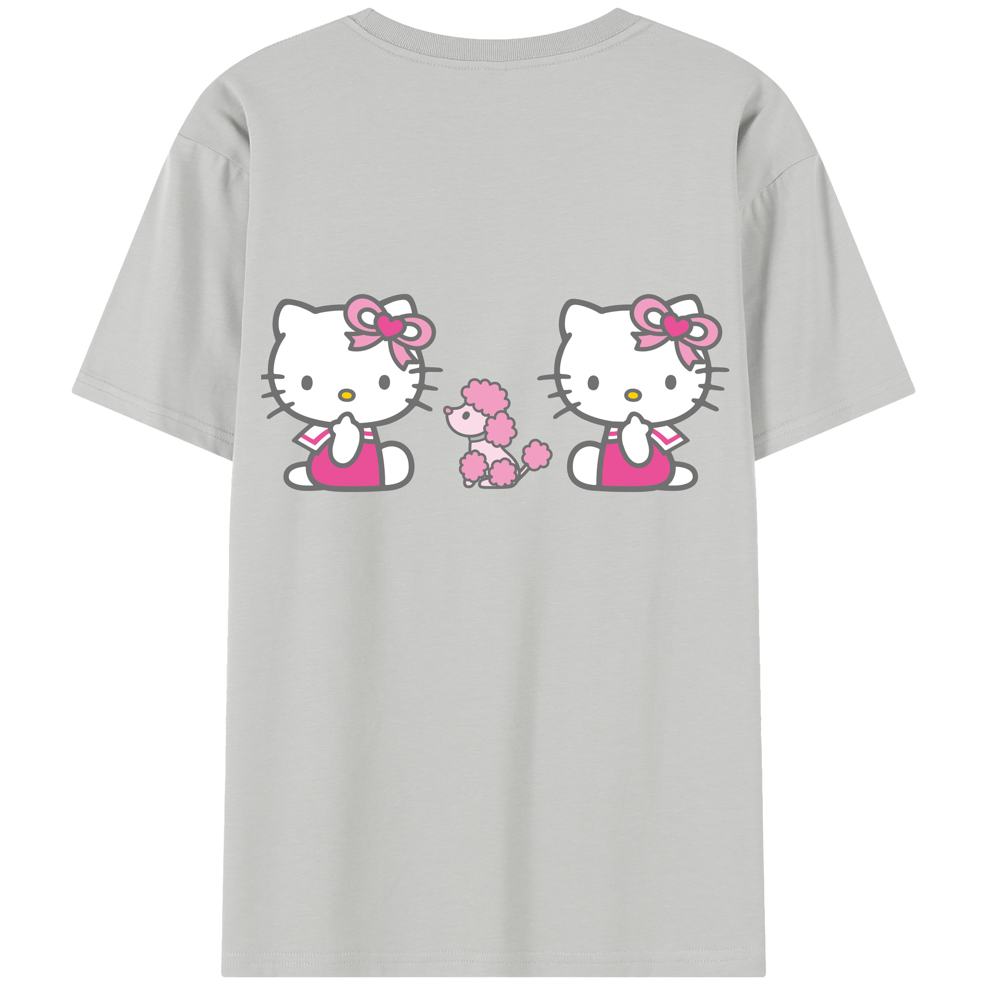 （画像用） Hello Kitty ハローキティ レディース半袖Tシャツ(バックプリント)