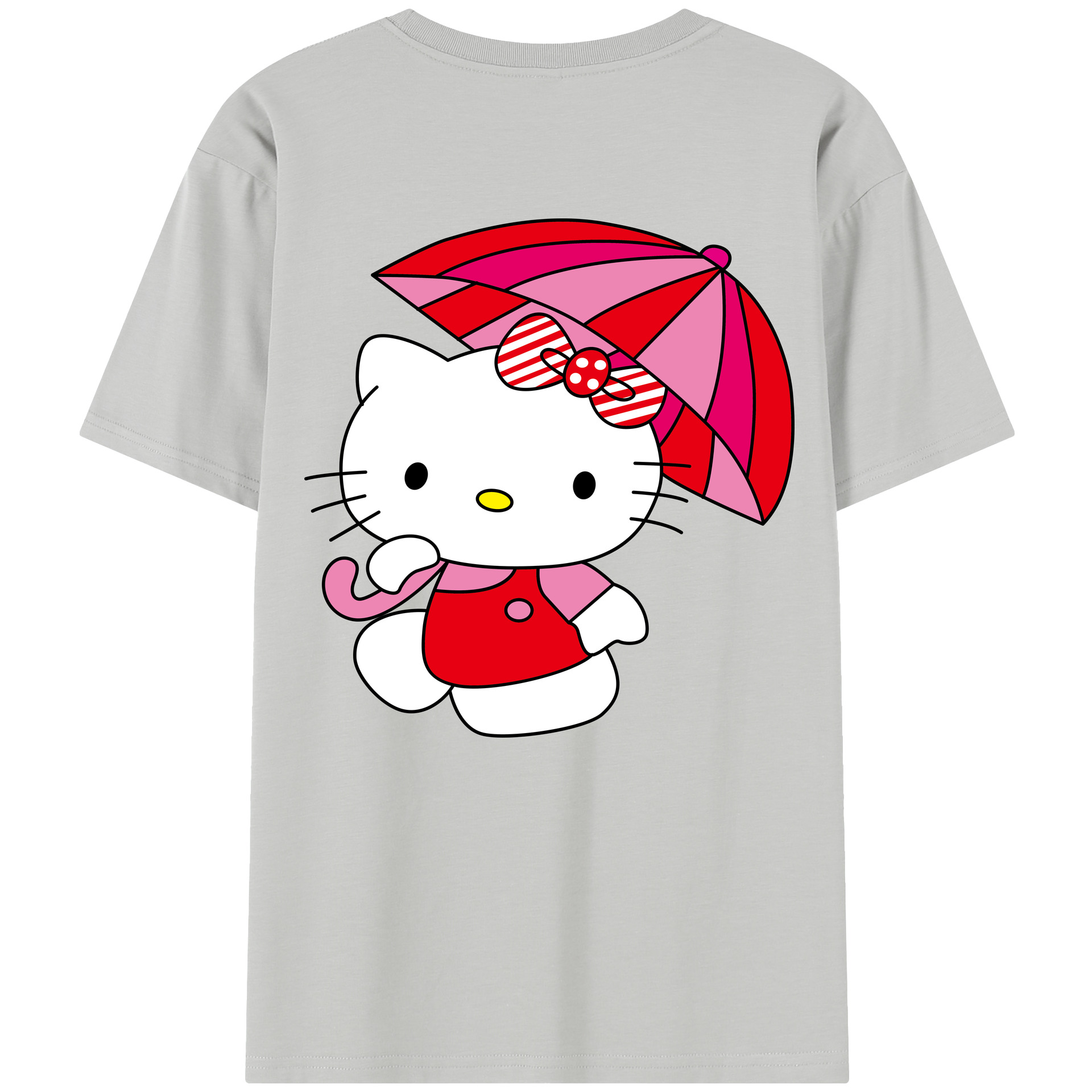 （画像用） Hello Kitty ハローキティ レディース半袖Tシャツ(バックプリント)