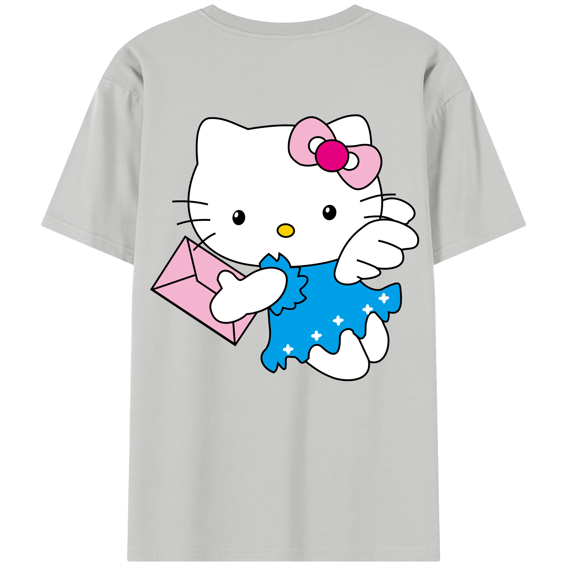 （画像用） Hello Kitty ハローキティ レディース半袖Tシャツ(バックプリント)