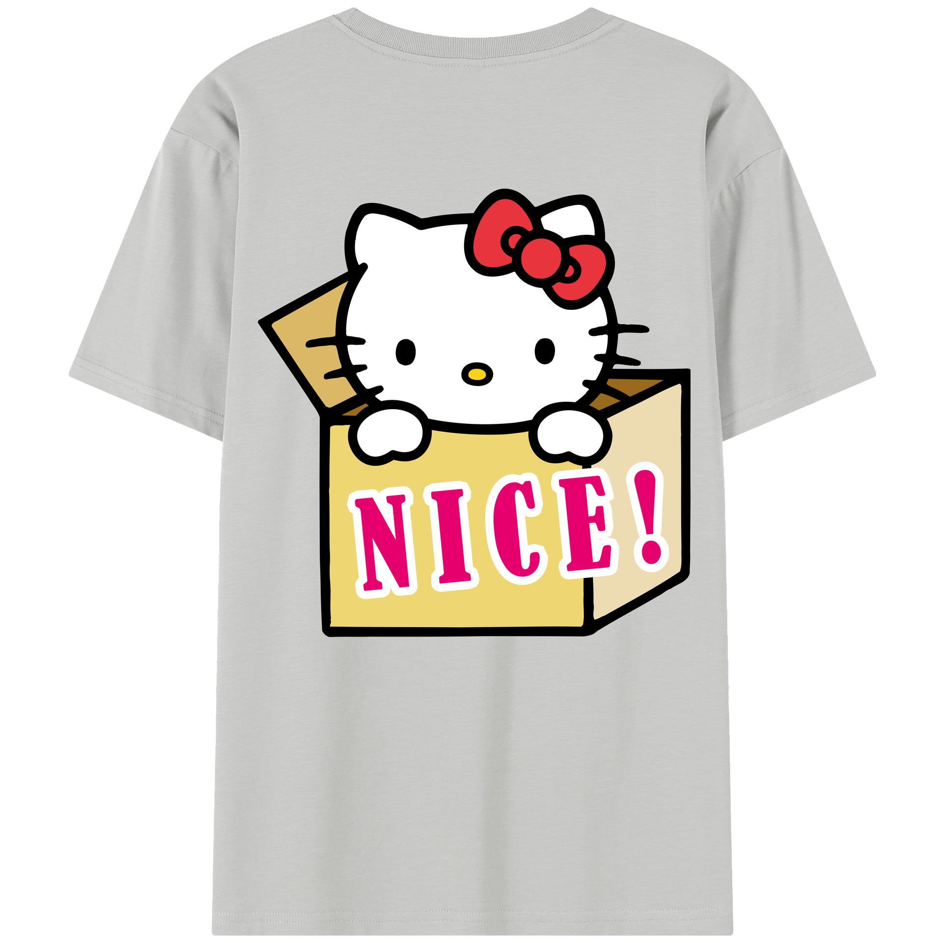（画像用） Hello Kitty ハローキティ レディース半袖Tシャツ(バックプリント)