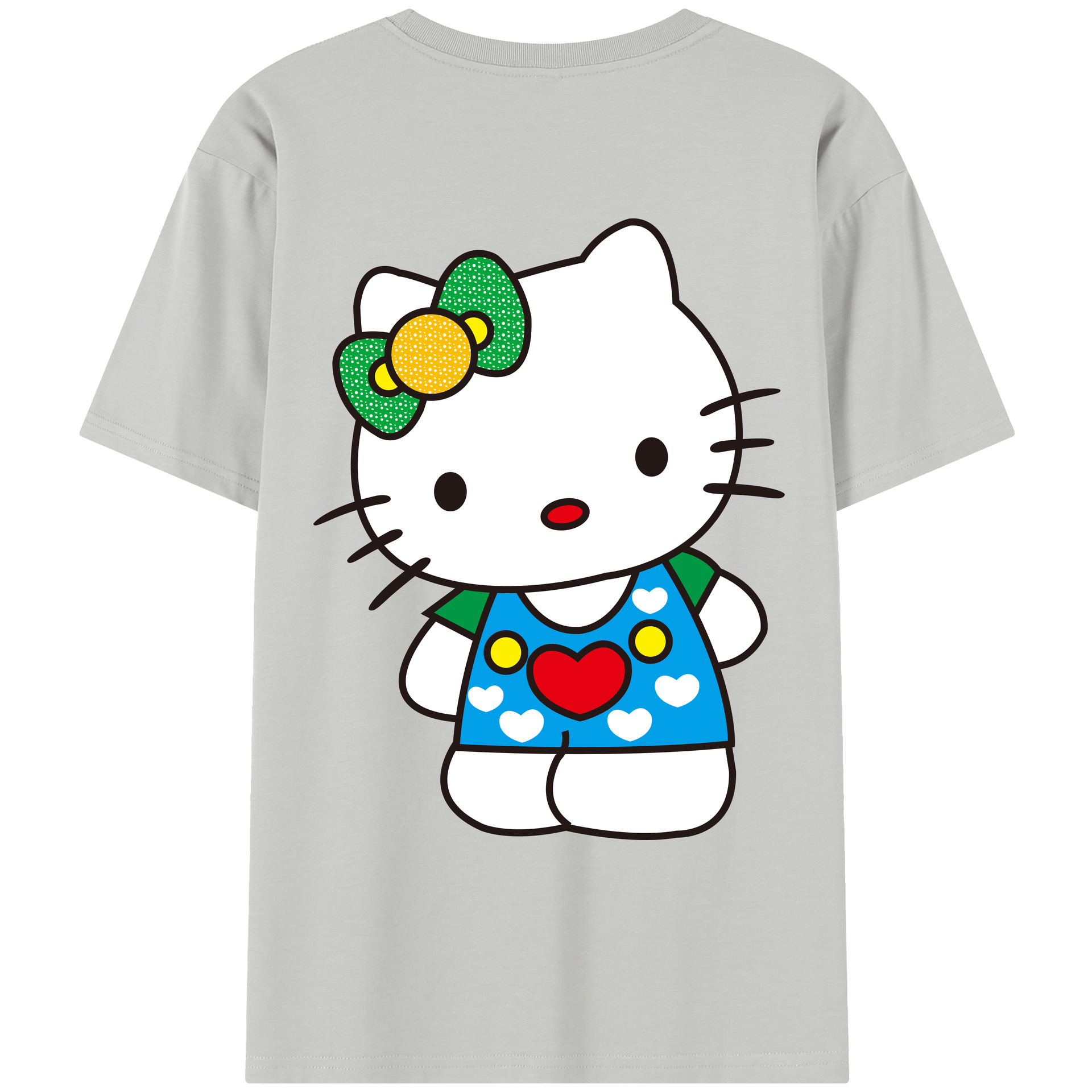 （画像用） Hello Kitty ハローキティ レディース半袖Tシャツ(バックプリント)
