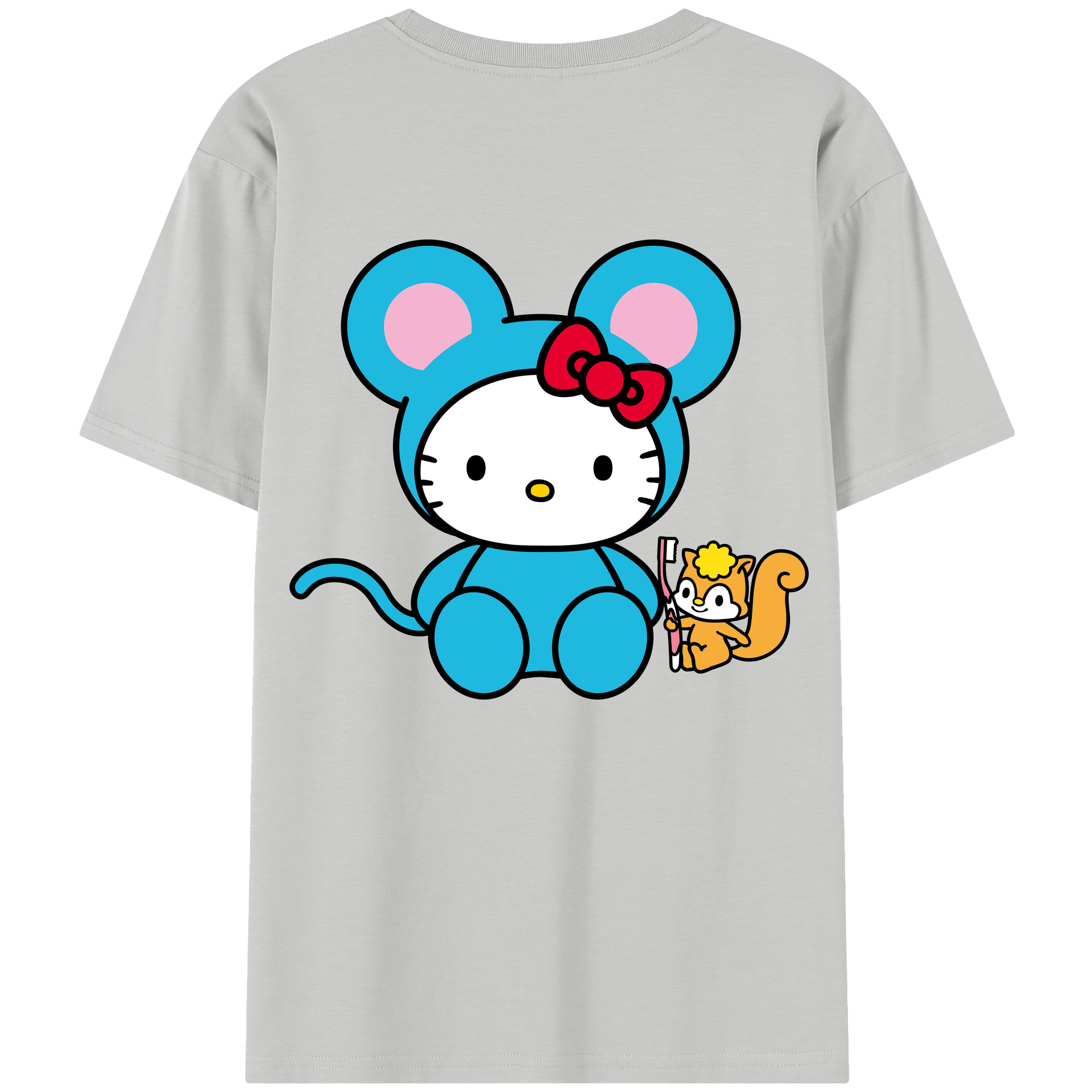 （画像用） Hello Kitty ハローキティ レディース半袖Tシャツ(バックプリント)
