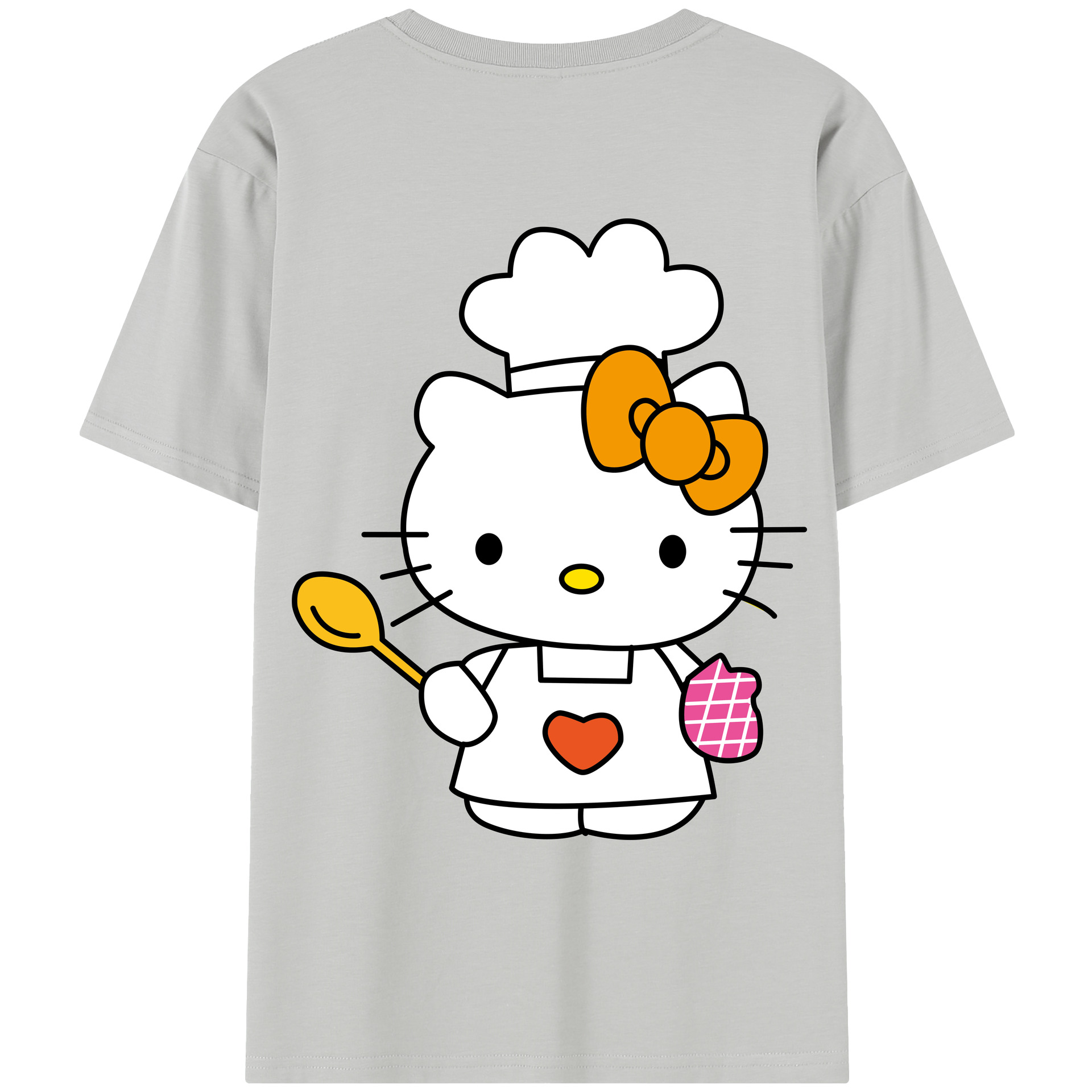 （画像用） Hello Kitty ハローキティ レディース半袖Tシャツ(バックプリント)