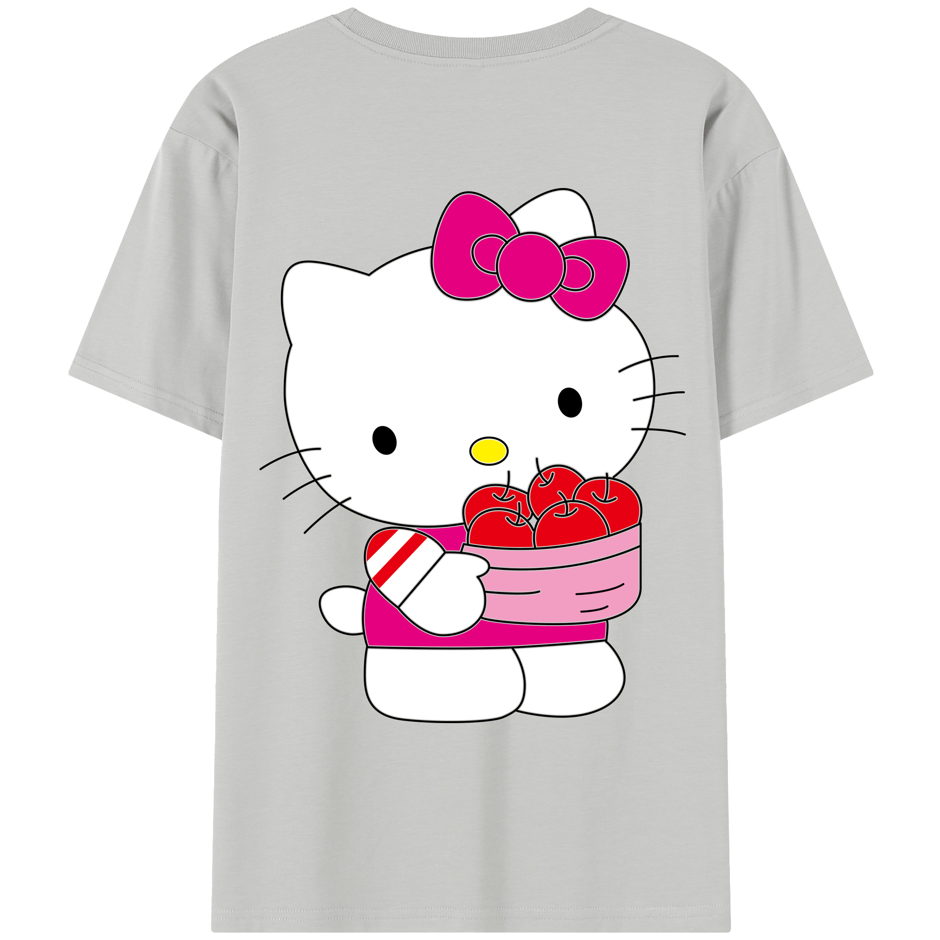 （画像用） Hello Kitty ハローキティ レディース半袖Tシャツ(バックプリント)