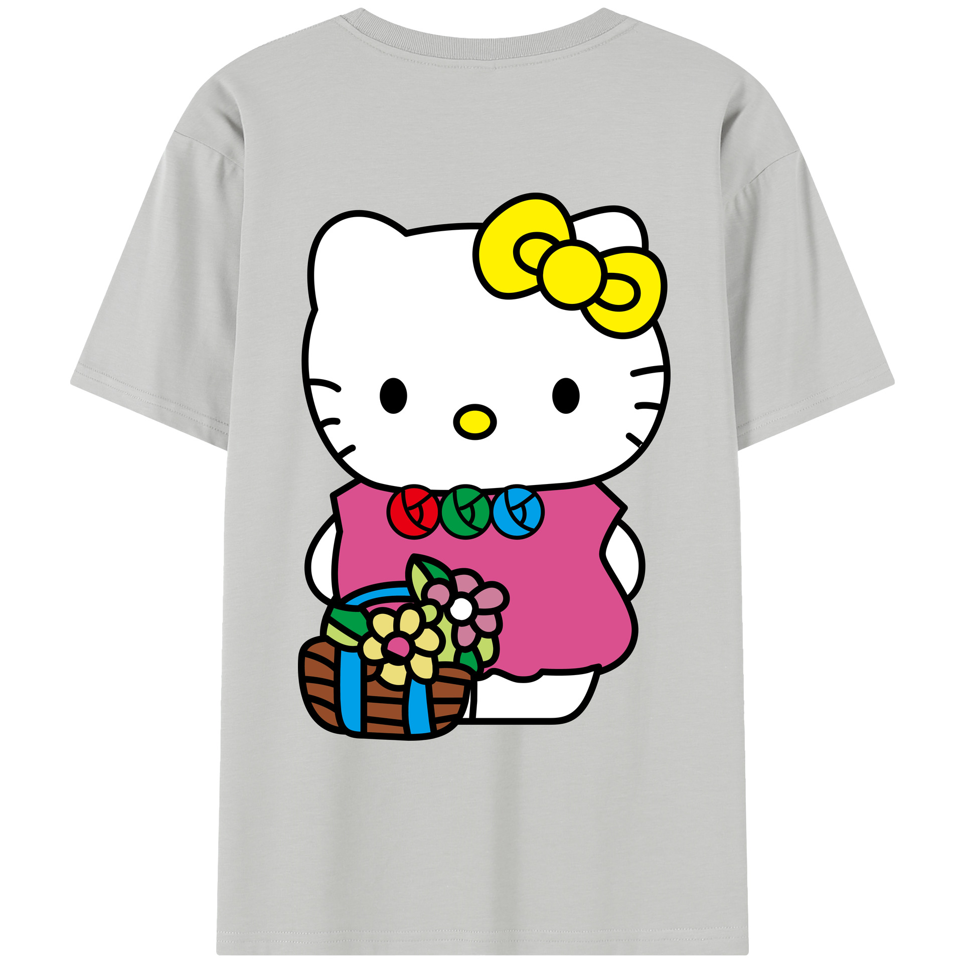 （画像用） Hello Kitty ハローキティ レディース半袖Tシャツ(バックプリント)