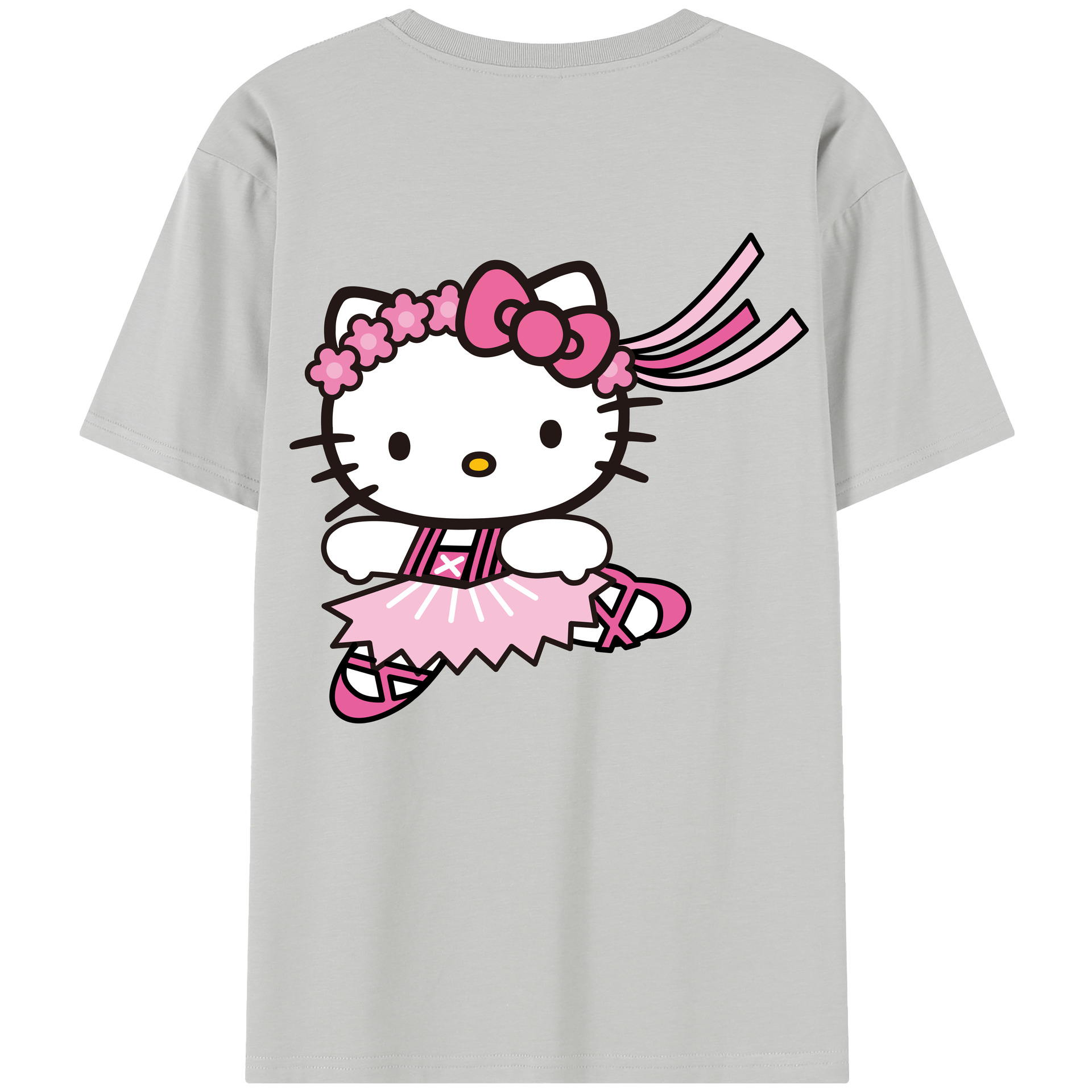 （画像用） Hello Kitty ハローキティ レディース半袖Tシャツ(バックプリント)