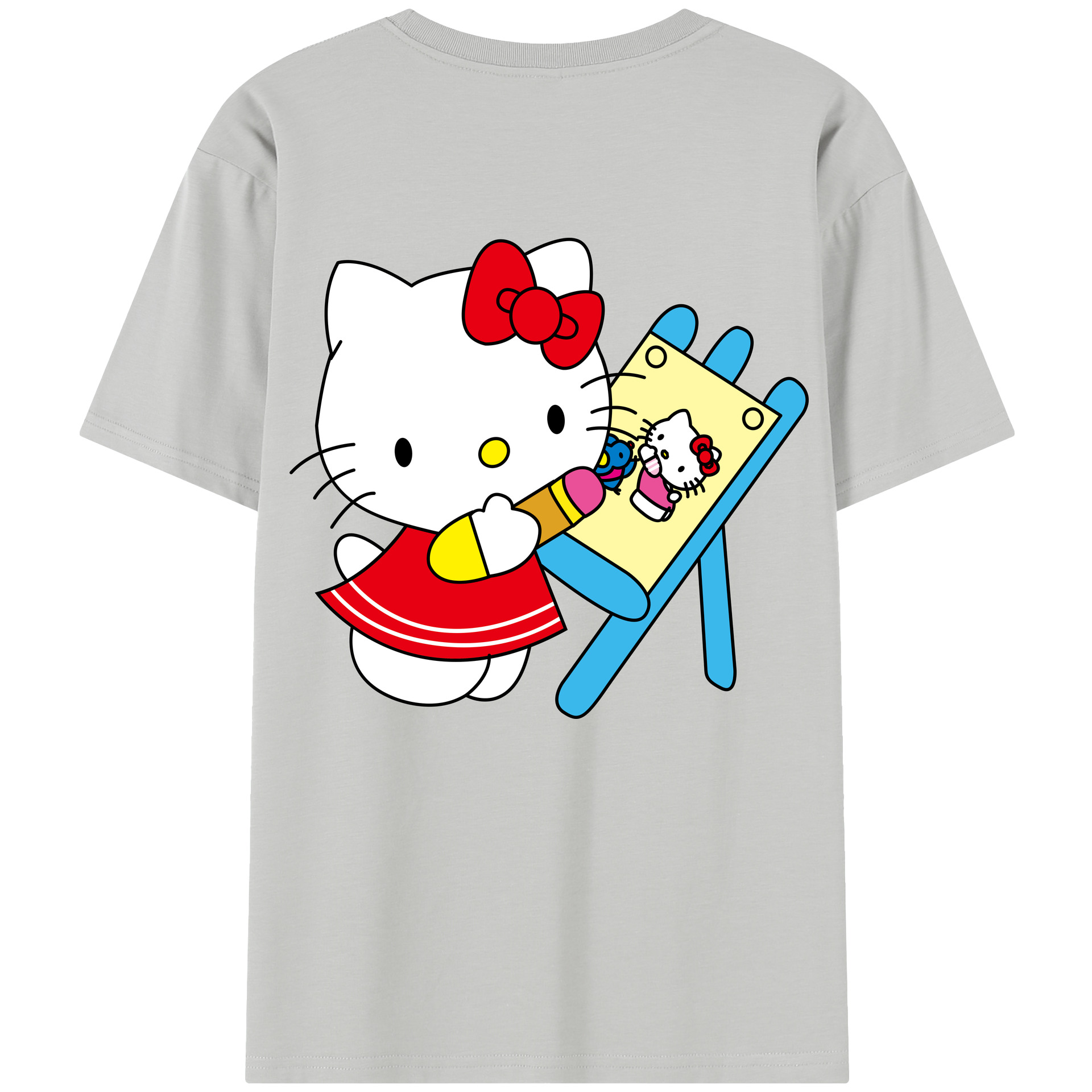 （画像用） Hello Kitty ハローキティ レディース半袖Tシャツ(バックプリント)