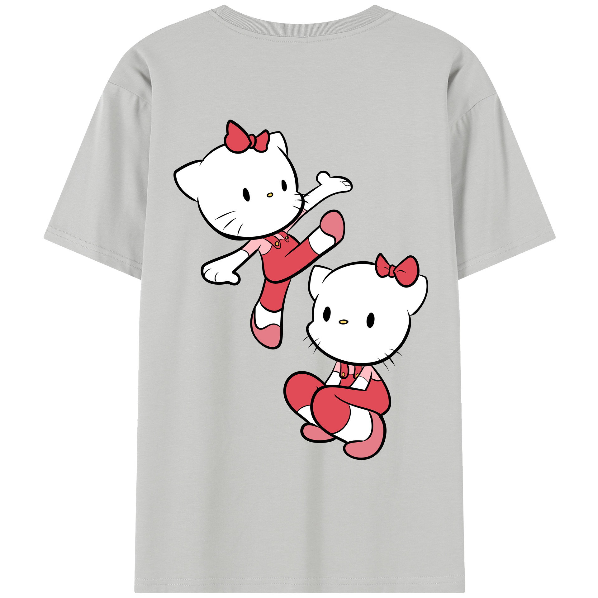 （画像用） Hello Kitty ハローキティ レディース半袖Tシャツ(バックプリント)