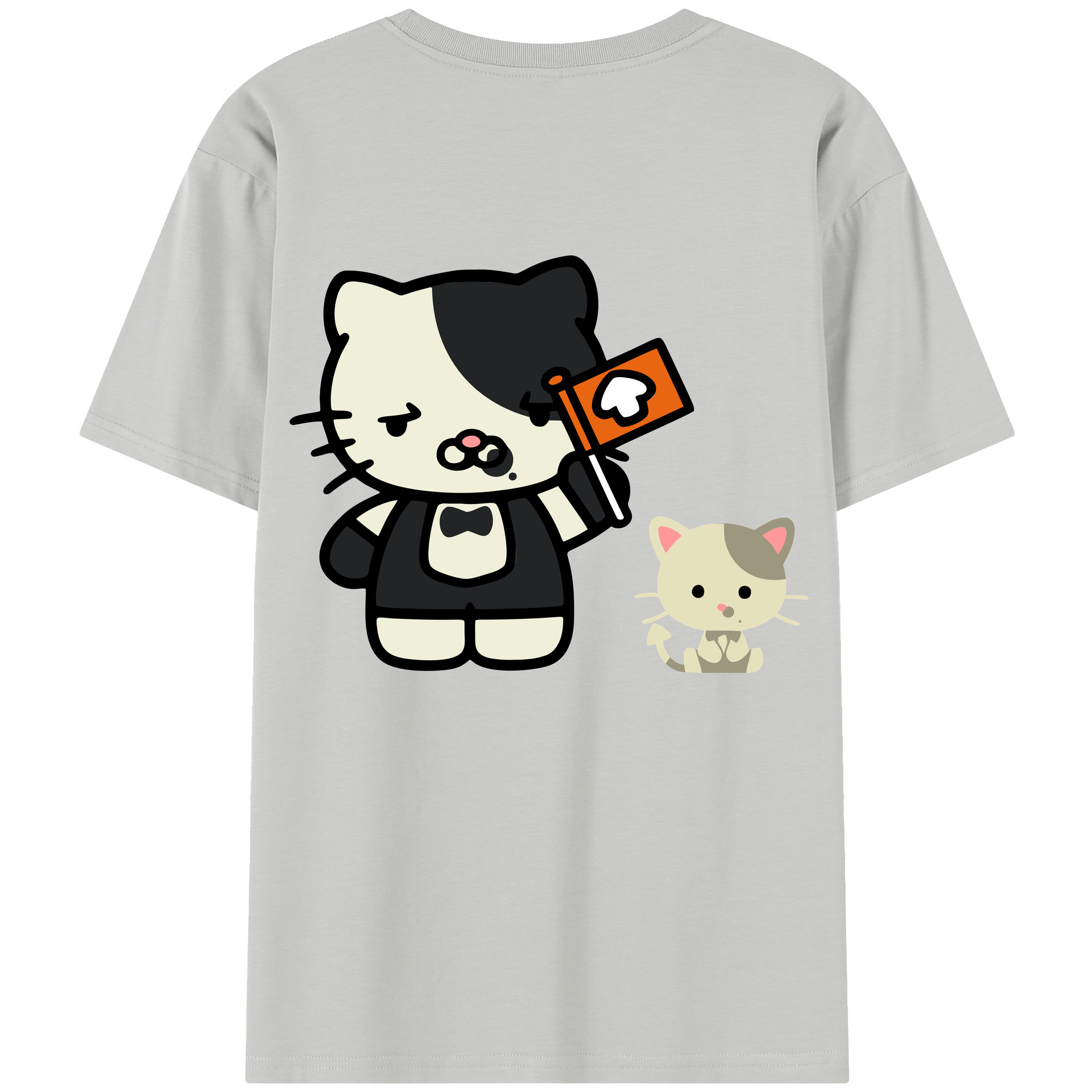 （画像用） Hello Kitty ハローキティ レディース半袖Tシャツ(バックプリント)