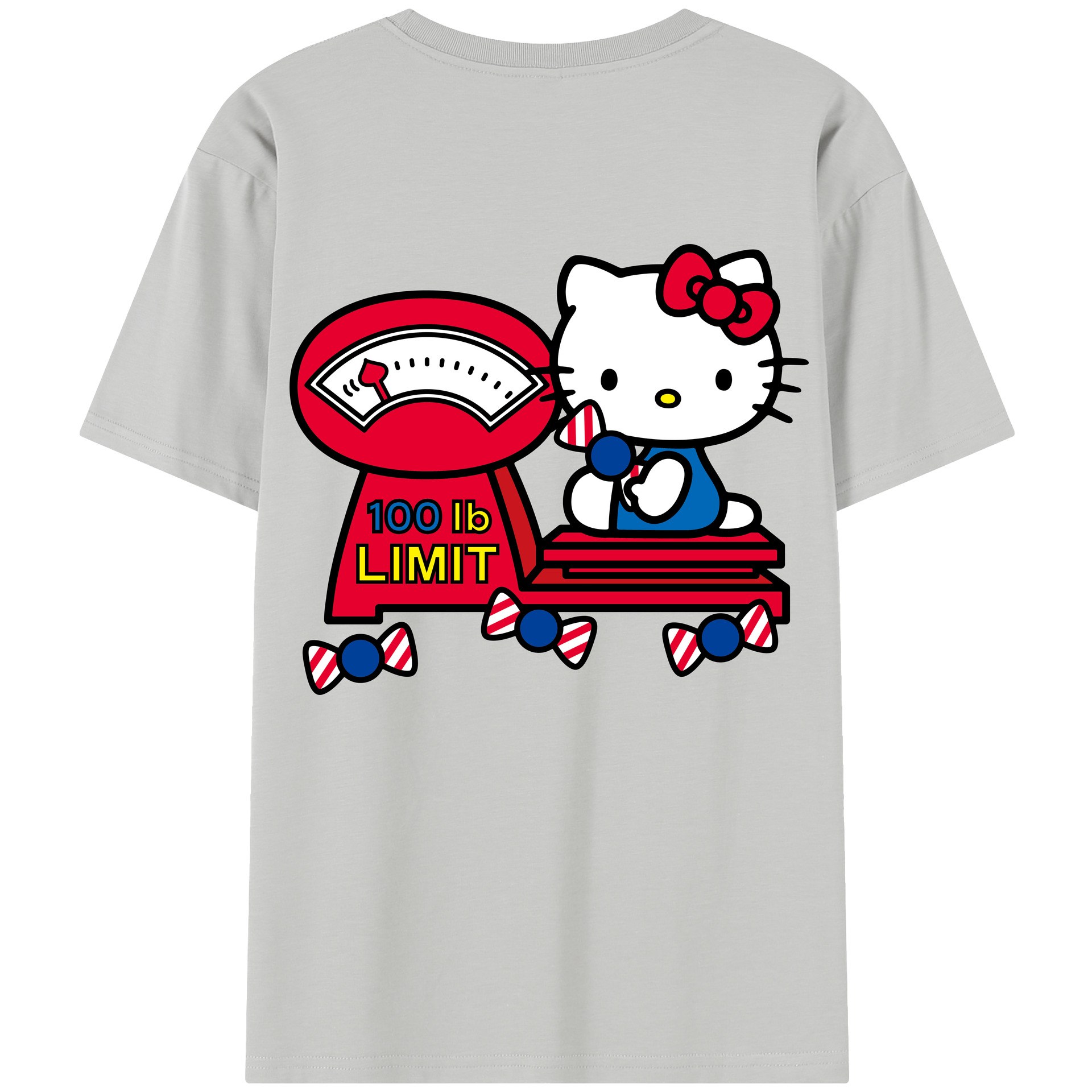 （画像用） Hello Kitty ハローキティ レディース半袖Tシャツ(バックプリント)