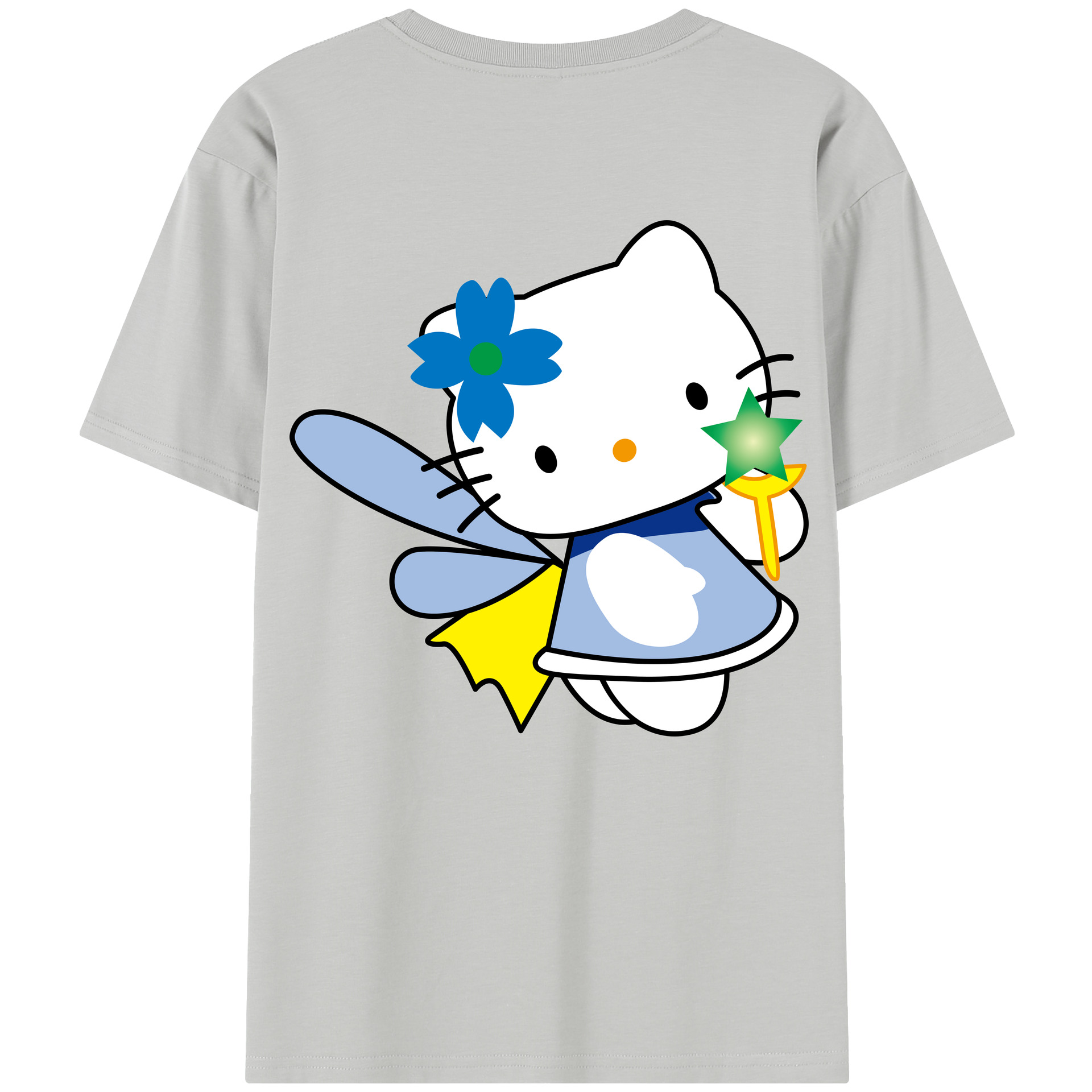 （画像用） Hello Kitty ハローキティ レディース半袖Tシャツ(バックプリント)