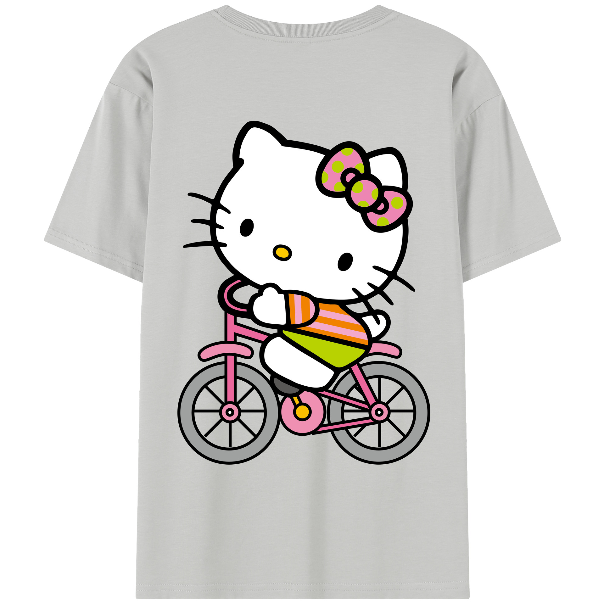 （画像用） Hello Kitty ハローキティ レディース半袖Tシャツ(バックプリント)