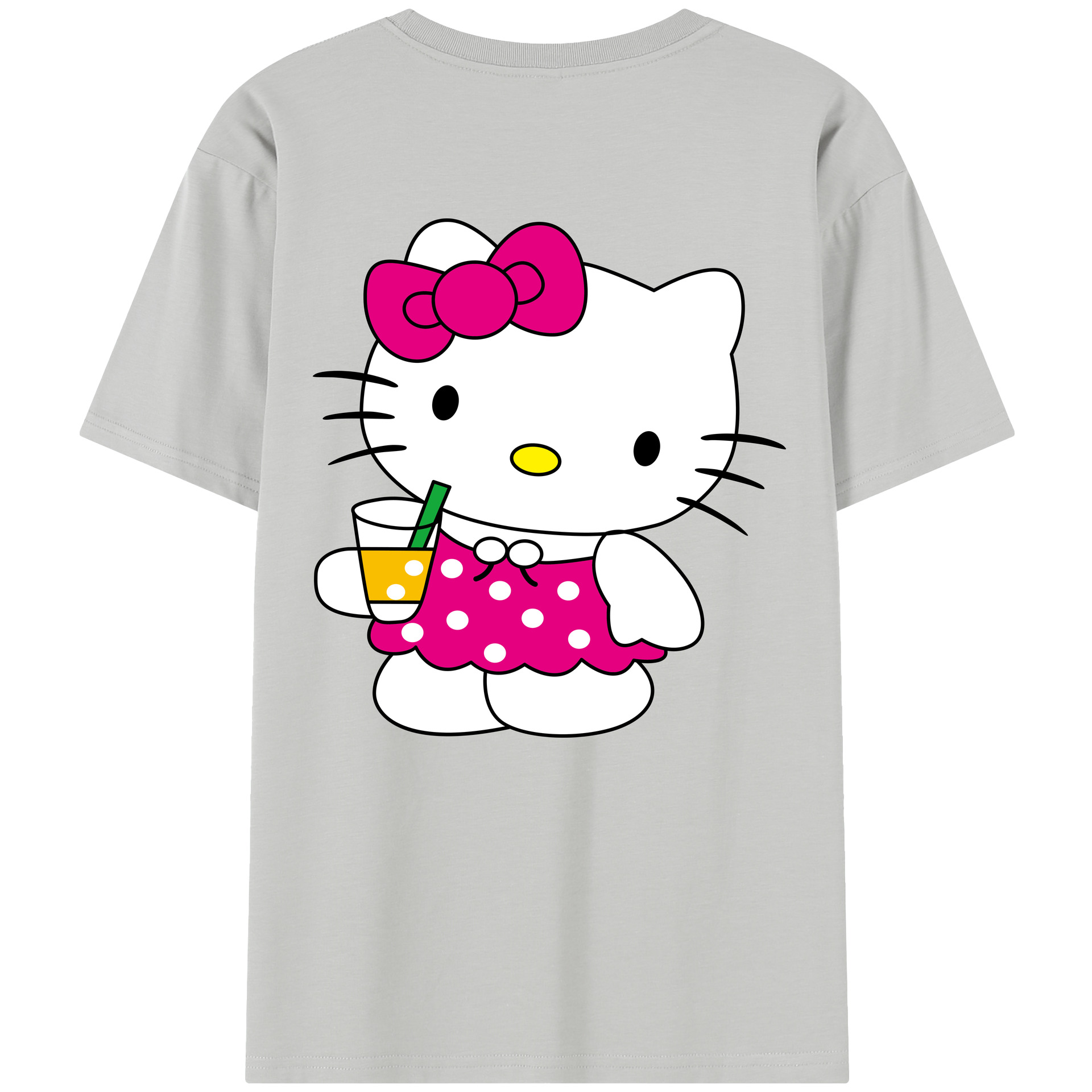 （画像用） Hello Kitty ハローキティ レディース半袖Tシャツ(バックプリント)