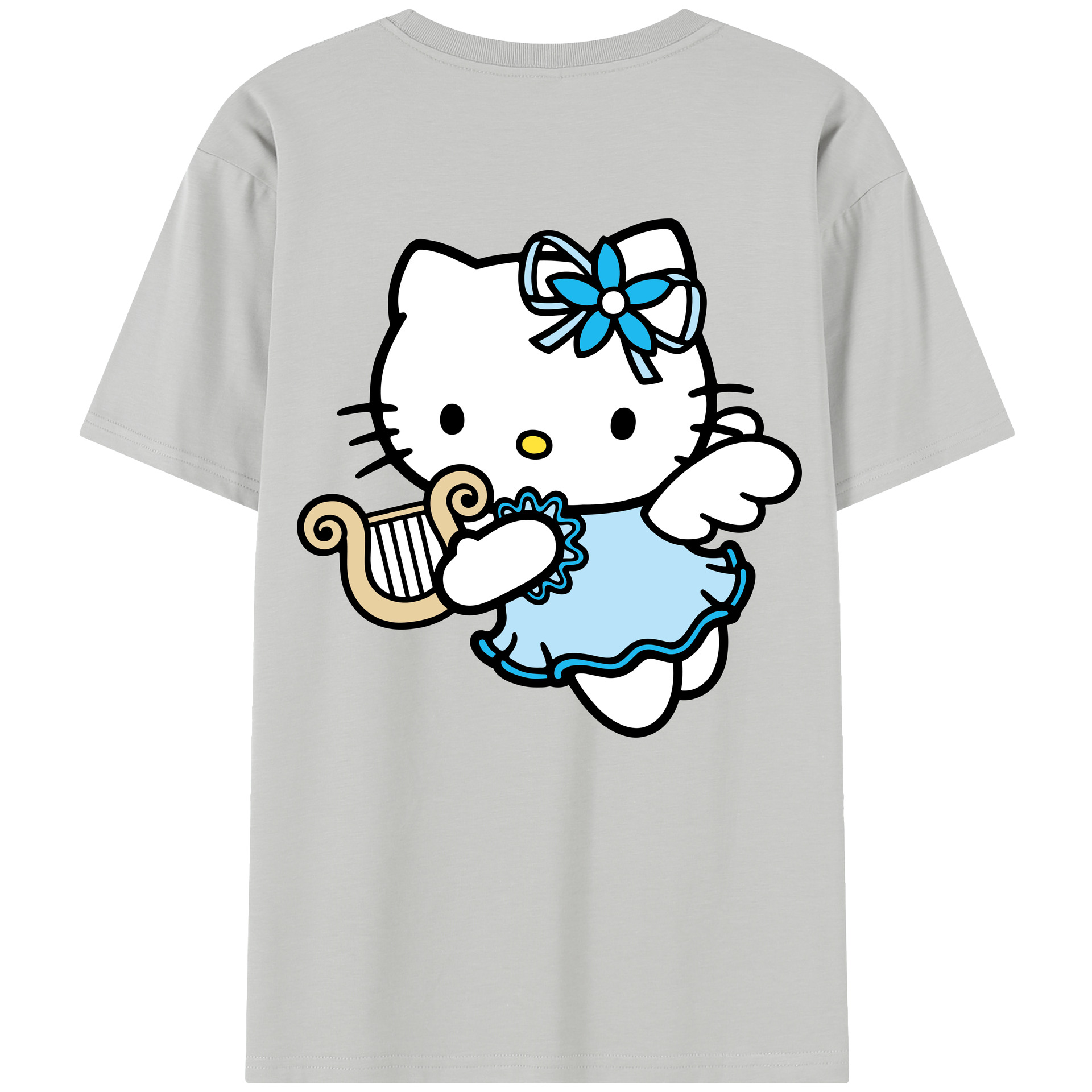 （画像用） Hello Kitty ハローキティ レディース半袖Tシャツ(バックプリント)