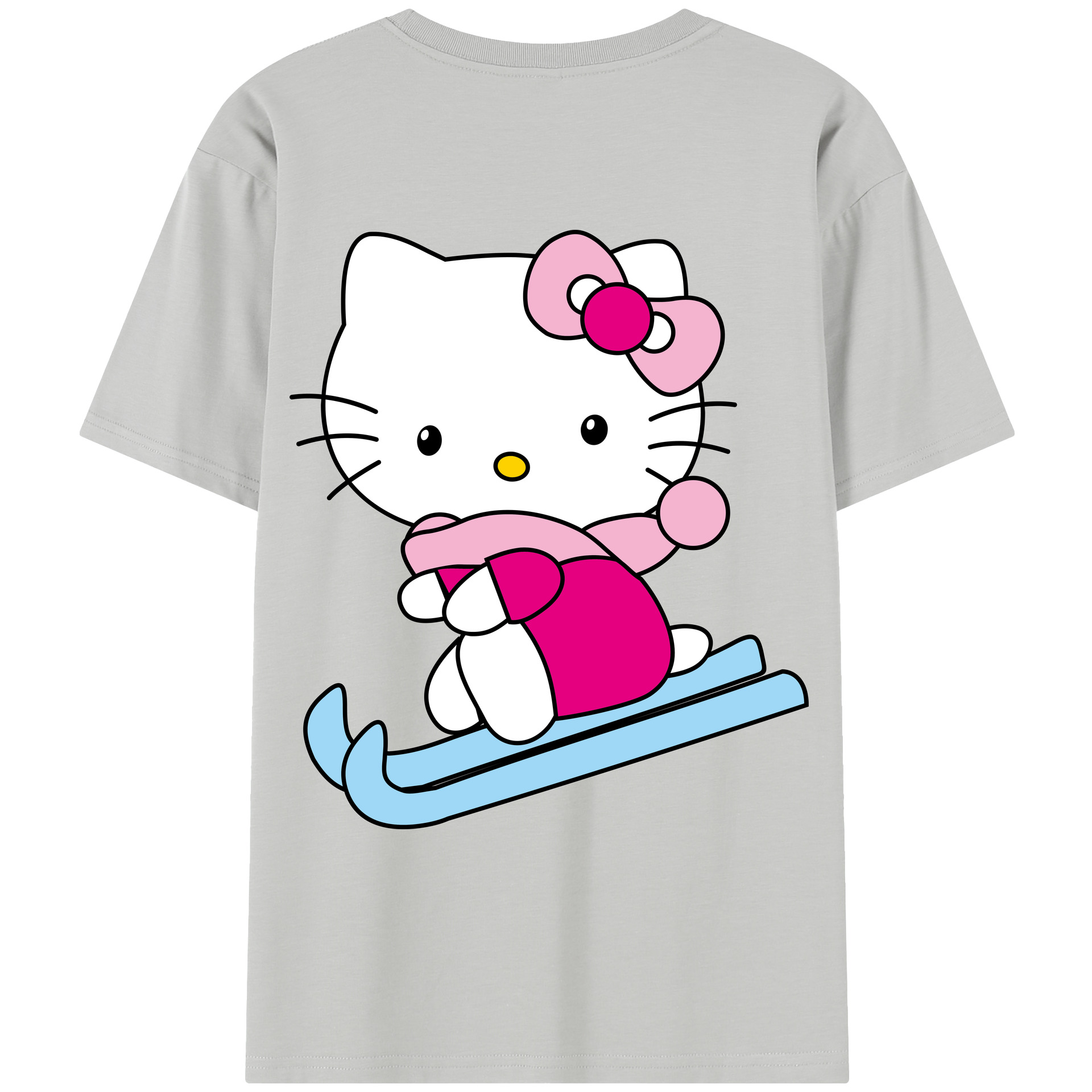 （画像用） Hello Kitty ハローキティ レディース半袖Tシャツ(バックプリント)