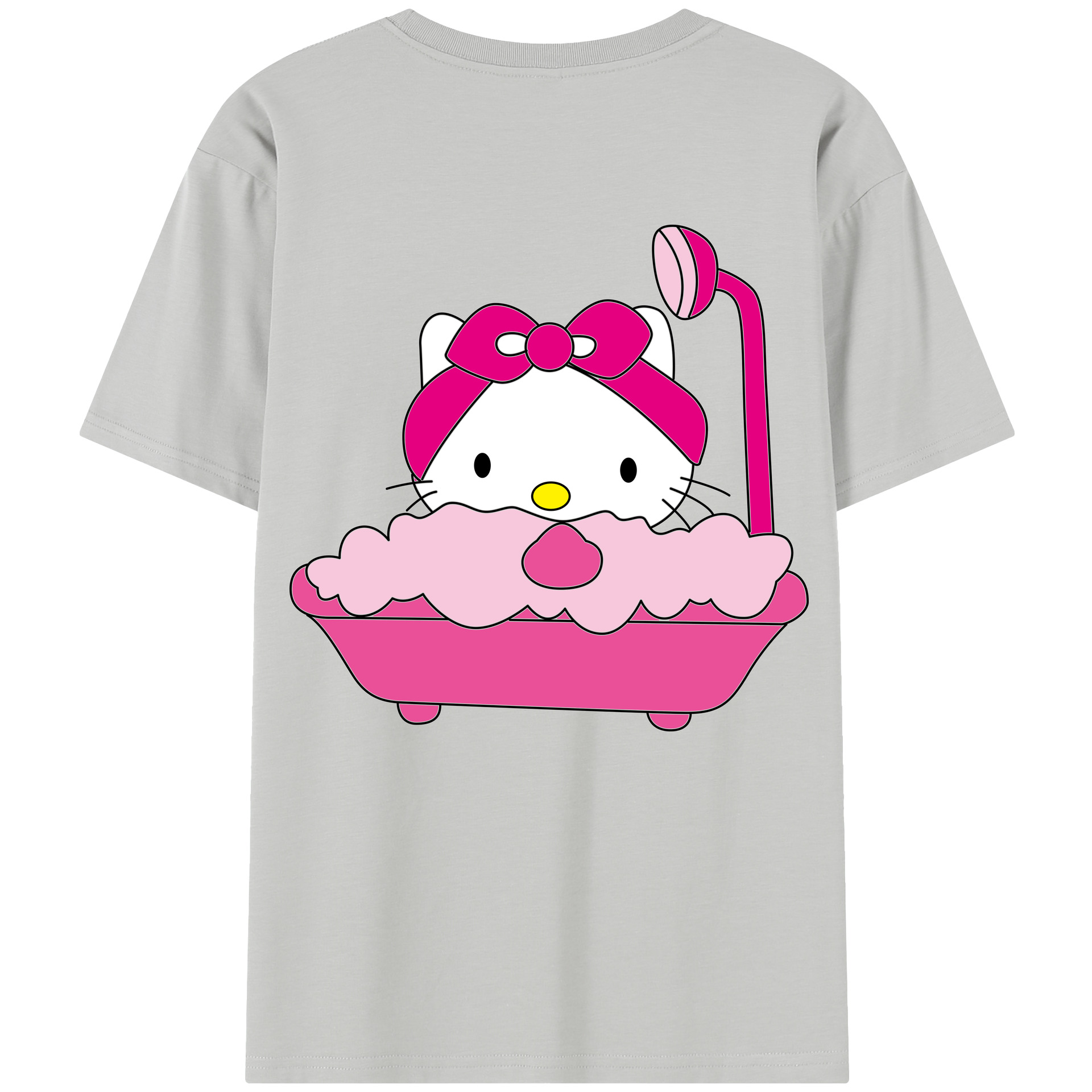 （画像用） Hello Kitty ハローキティ レディース半袖Tシャツ(バックプリント)