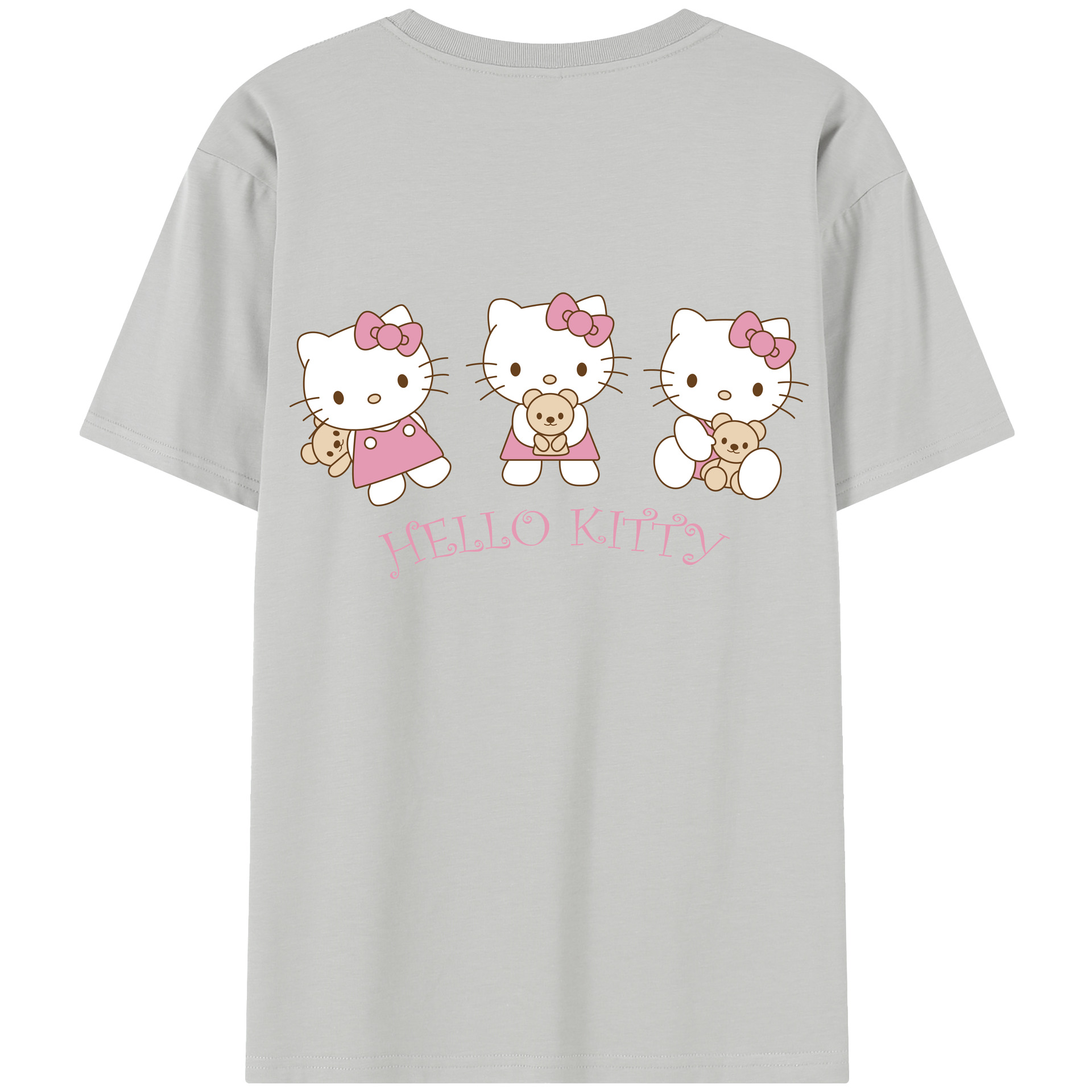 （画像用） Hello Kitty ハローキティ レディース半袖Tシャツ(バックプリント)