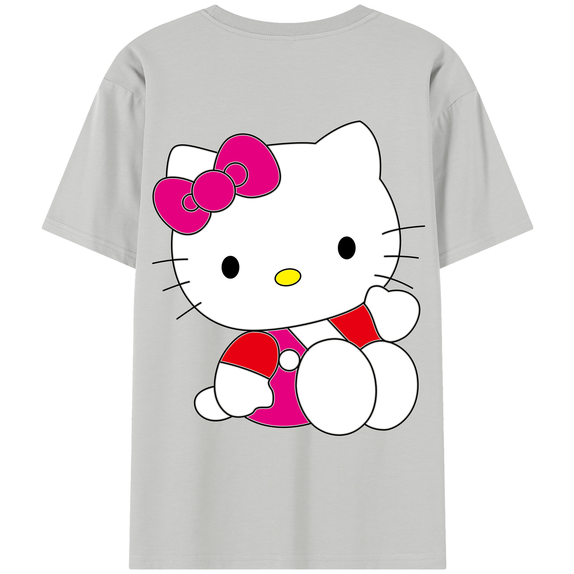 （画像用） Hello Kitty ハローキティ レディース半袖Tシャツ(バックプリント)