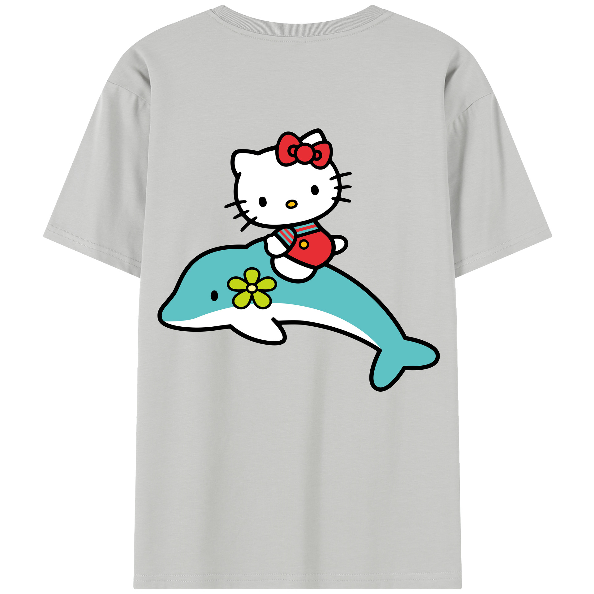 （画像用） Hello Kitty ハローキティ レディース半袖Tシャツ(バックプリント)