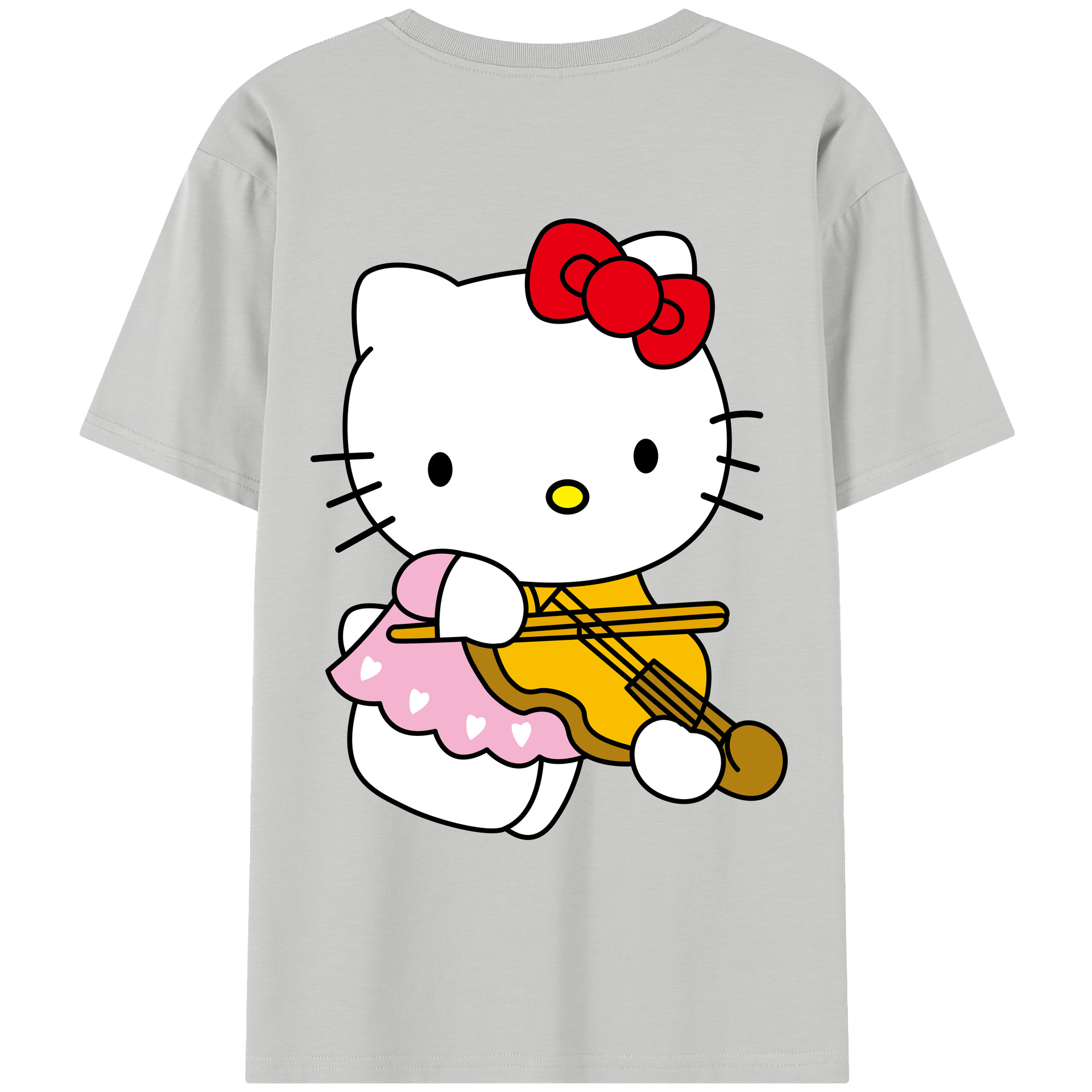 （画像用） Hello Kitty ハローキティ レディース半袖Tシャツ(バックプリント)