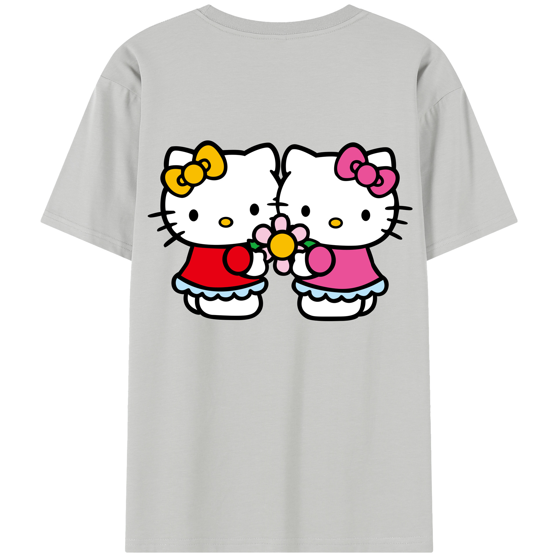 （画像用） Hello Kitty ハローキティ レディース半袖Tシャツ(バックプリント)
