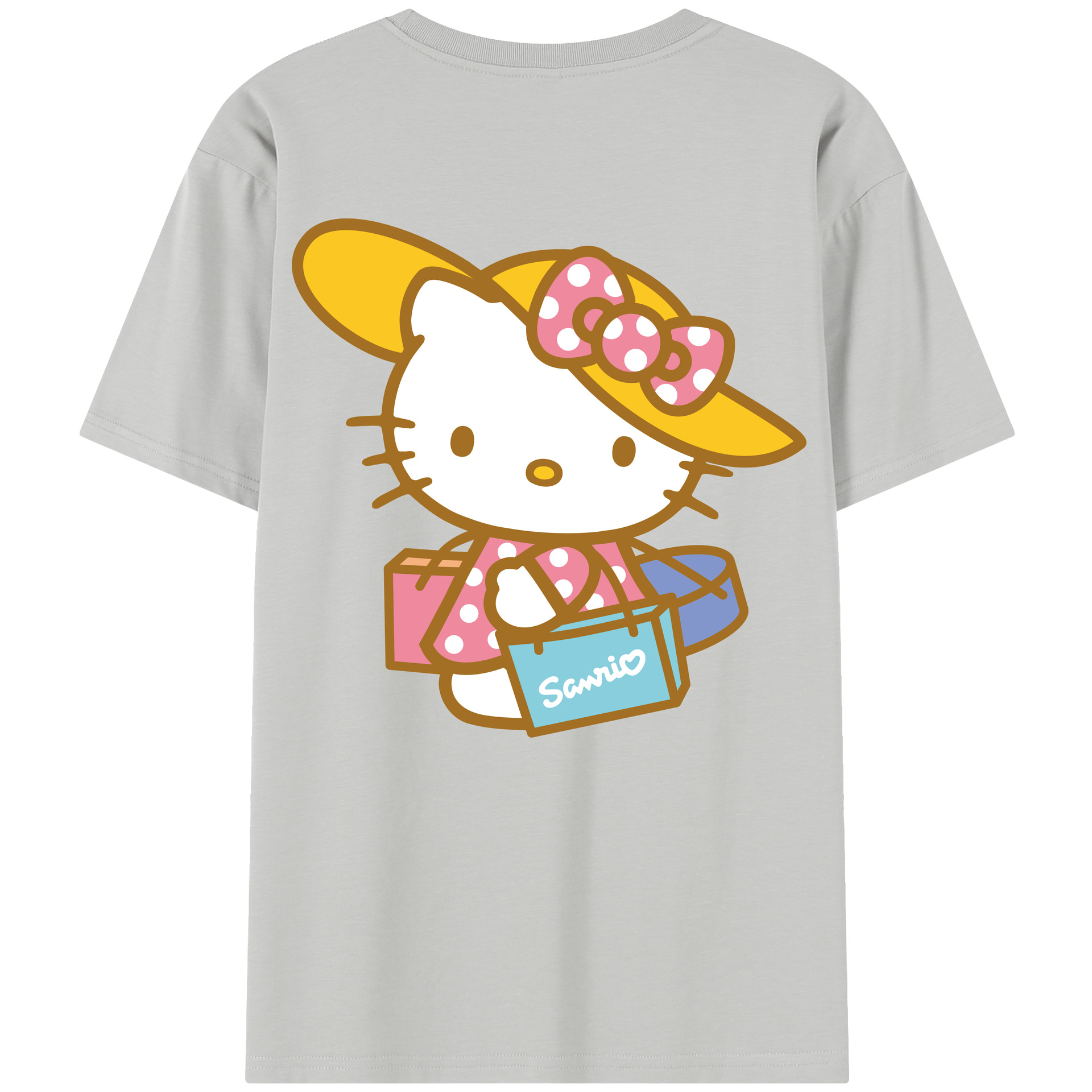 （画像用） Hello Kitty ハローキティ レディース半袖Tシャツ(バックプリント)