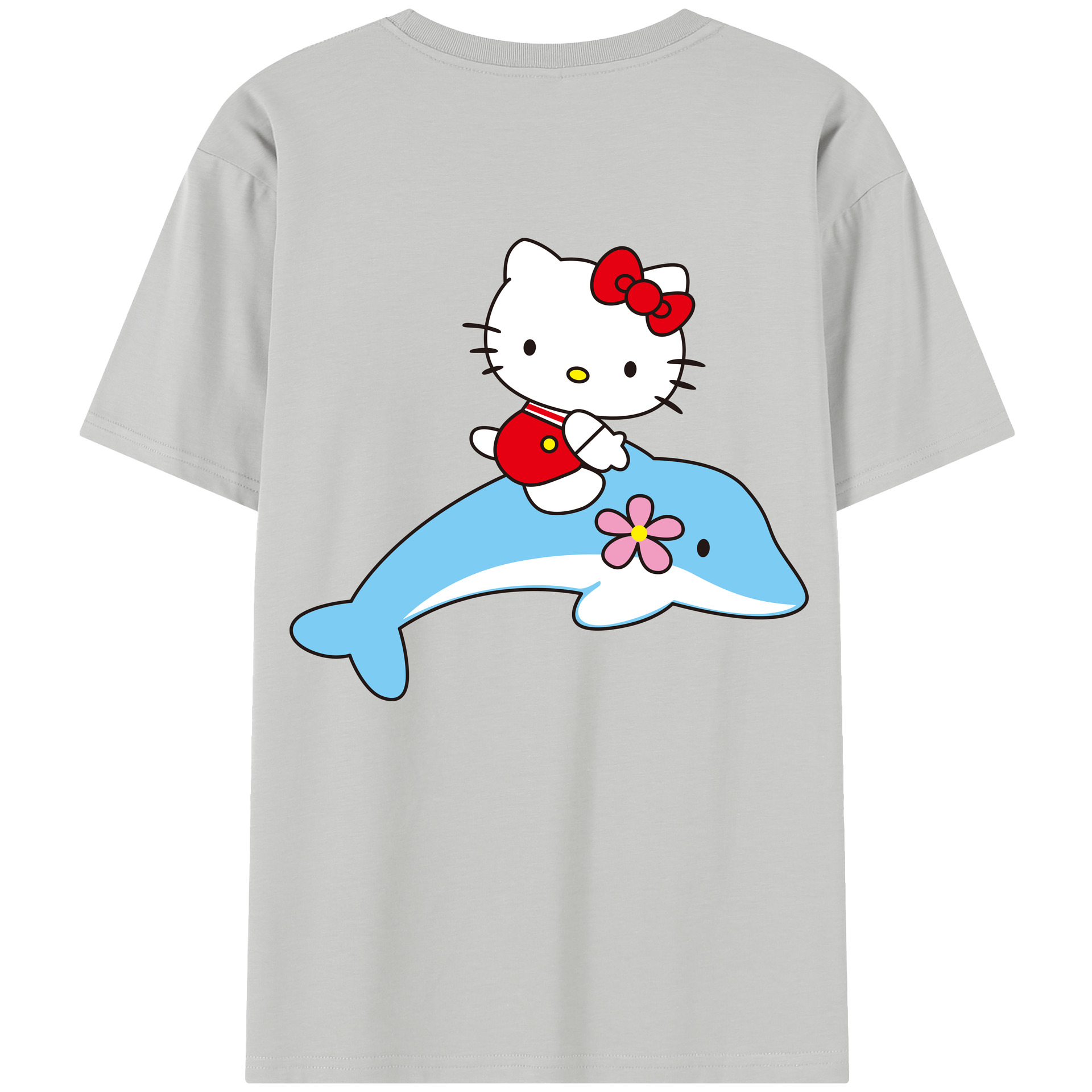 （画像用） Hello Kitty ハローキティ レディース半袖Tシャツ(バックプリント)