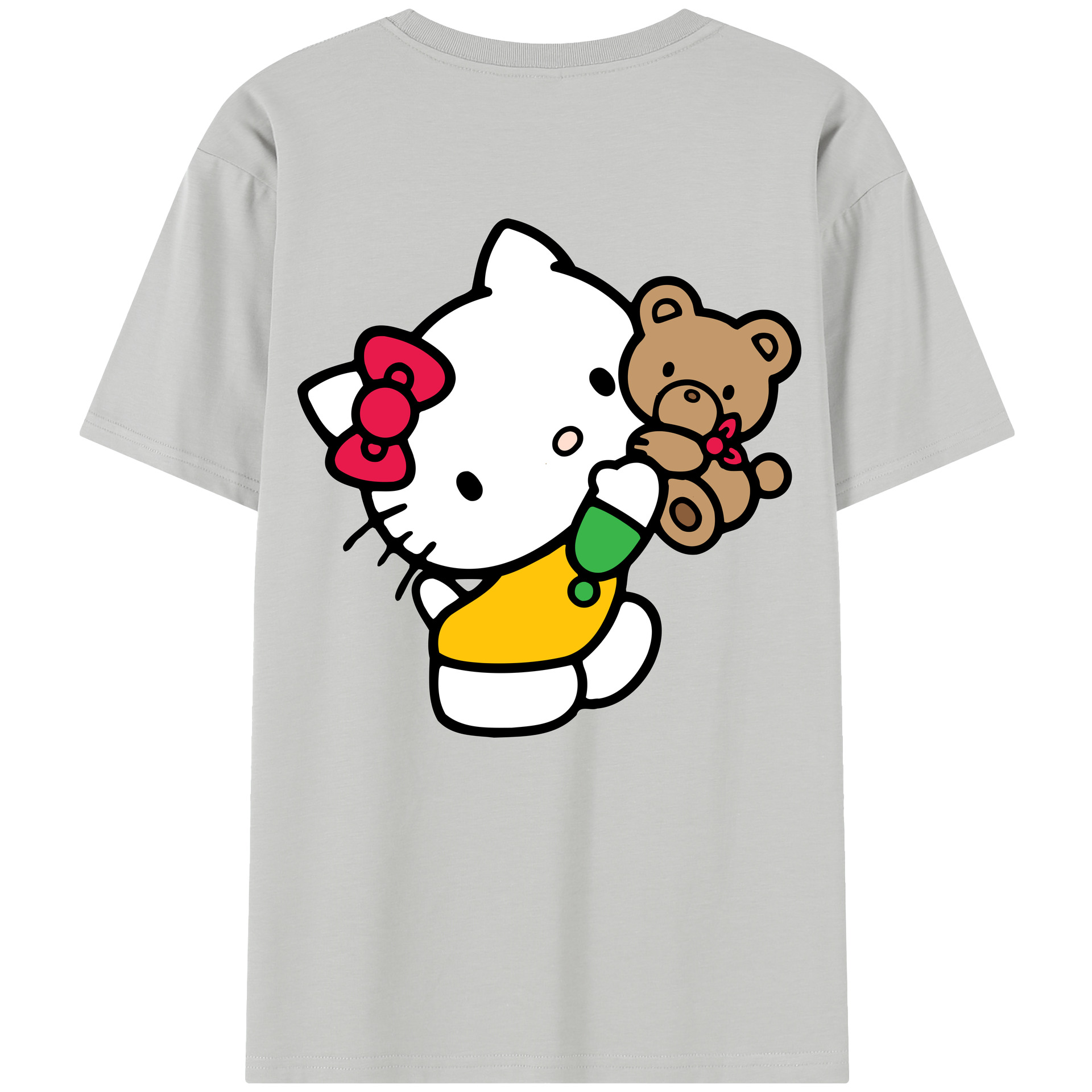 （画像用） Hello Kitty ハローキティ レディース半袖Tシャツ(バックプリント)