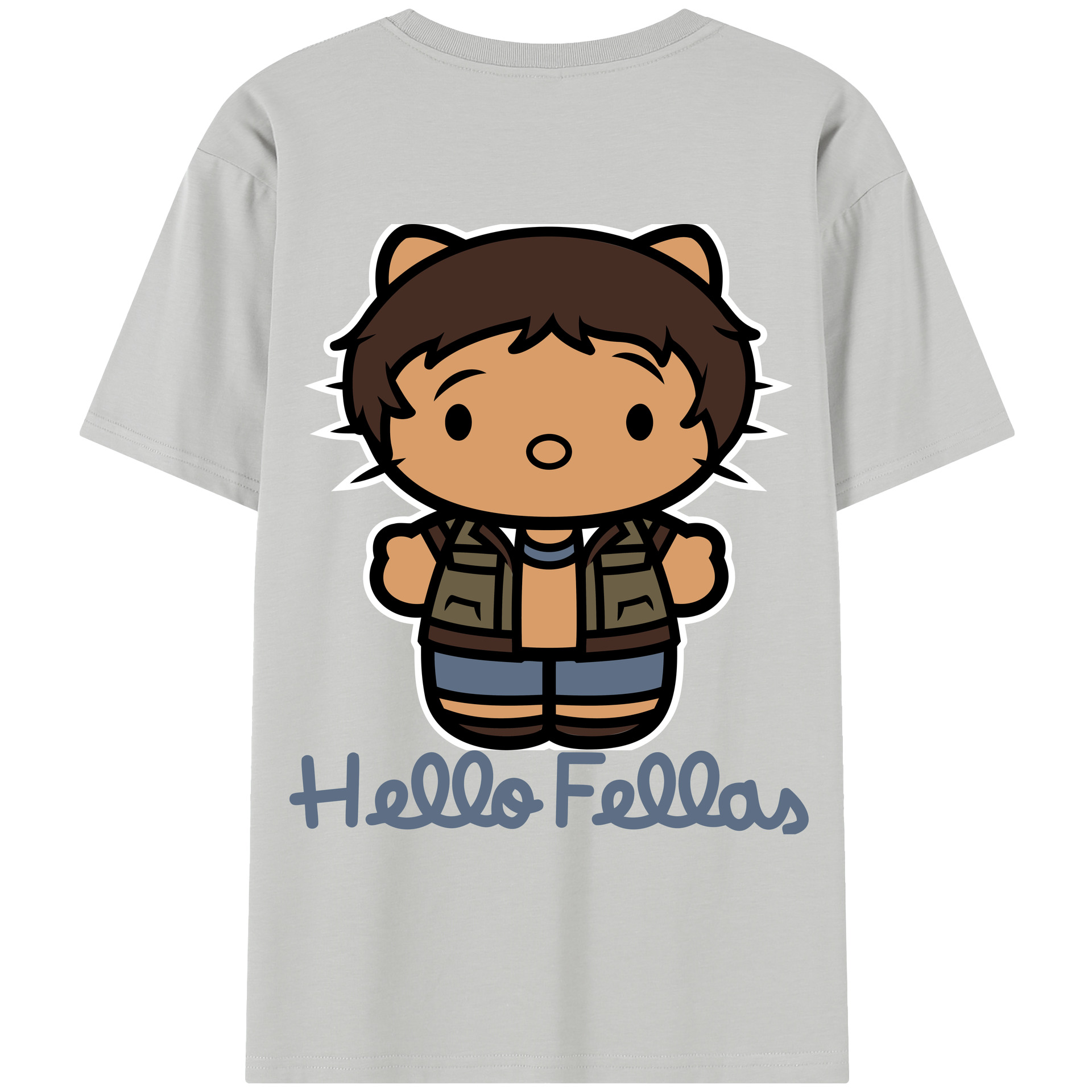 （画像用） Hello Kitty ハローキティ レディース半袖Tシャツ(バックプリント)