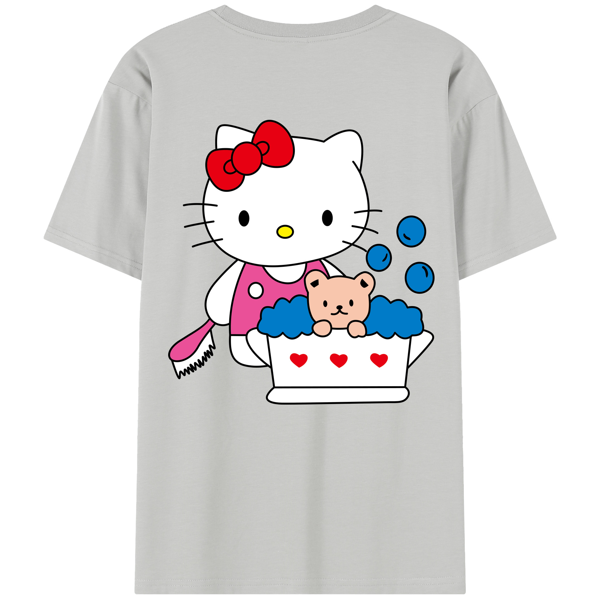 （画像用） Hello Kitty ハローキティ レディース半袖Tシャツ(バックプリント)