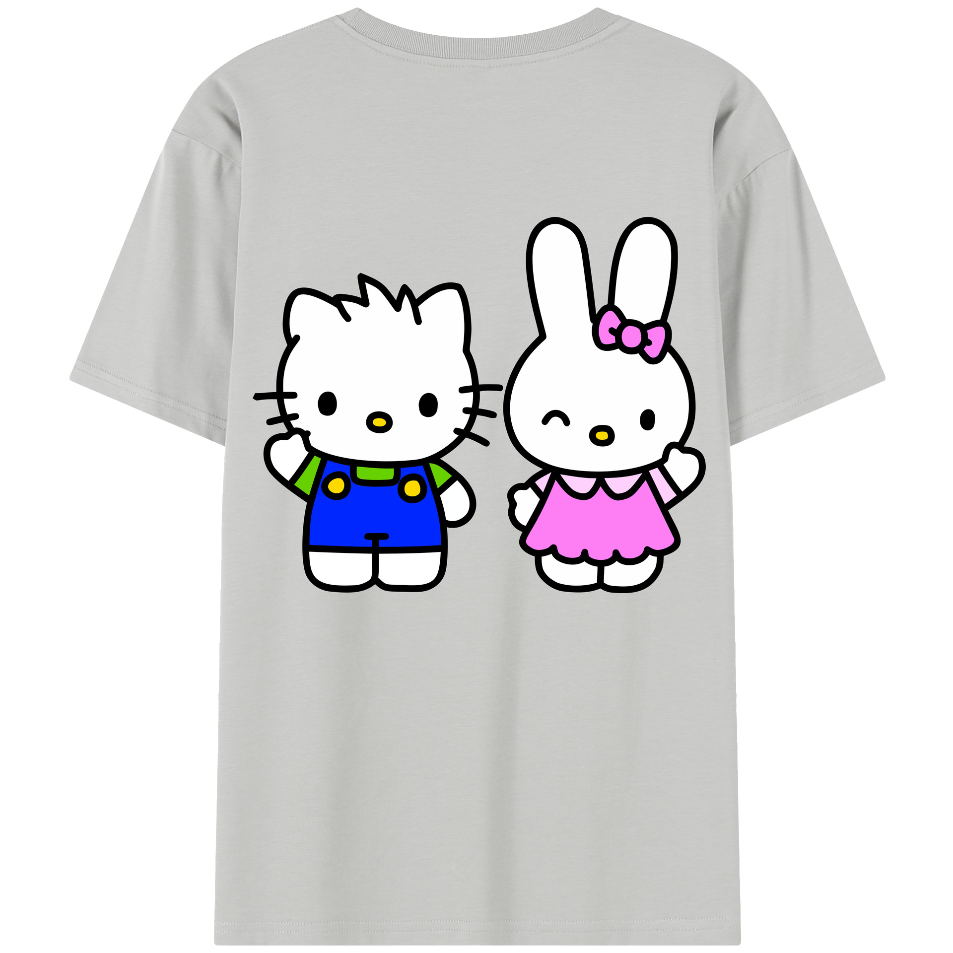 （画像用） Hello Kitty ハローキティ レディース半袖Tシャツ(バックプリント)