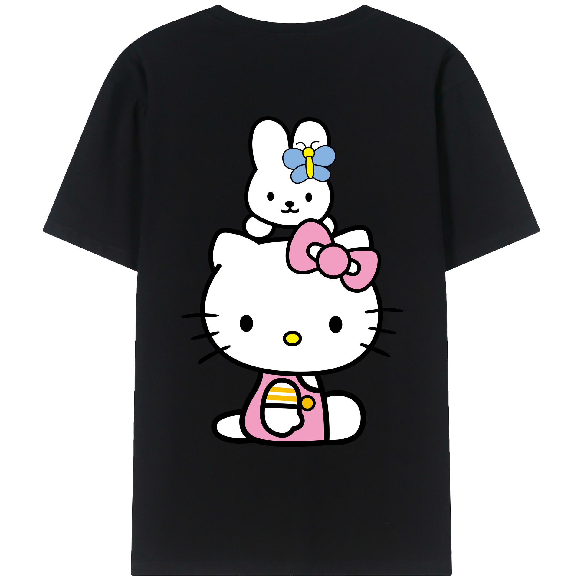 （画像用） Hello Kitty ハローキティ レディース半袖Tシャツ(バックプリント)