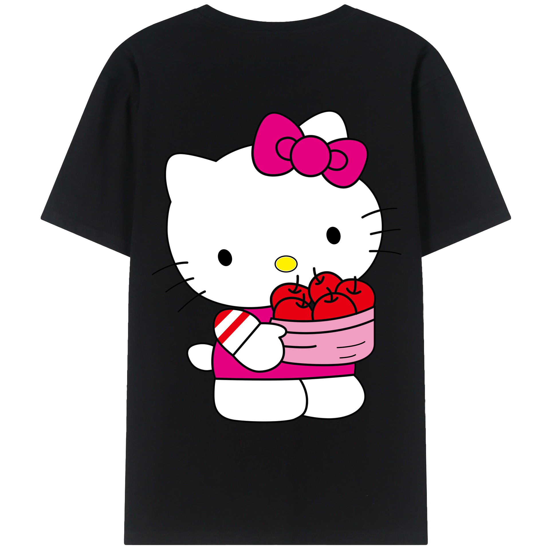 （画像用） Hello Kitty ハローキティ レディース半袖Tシャツ(バックプリント)