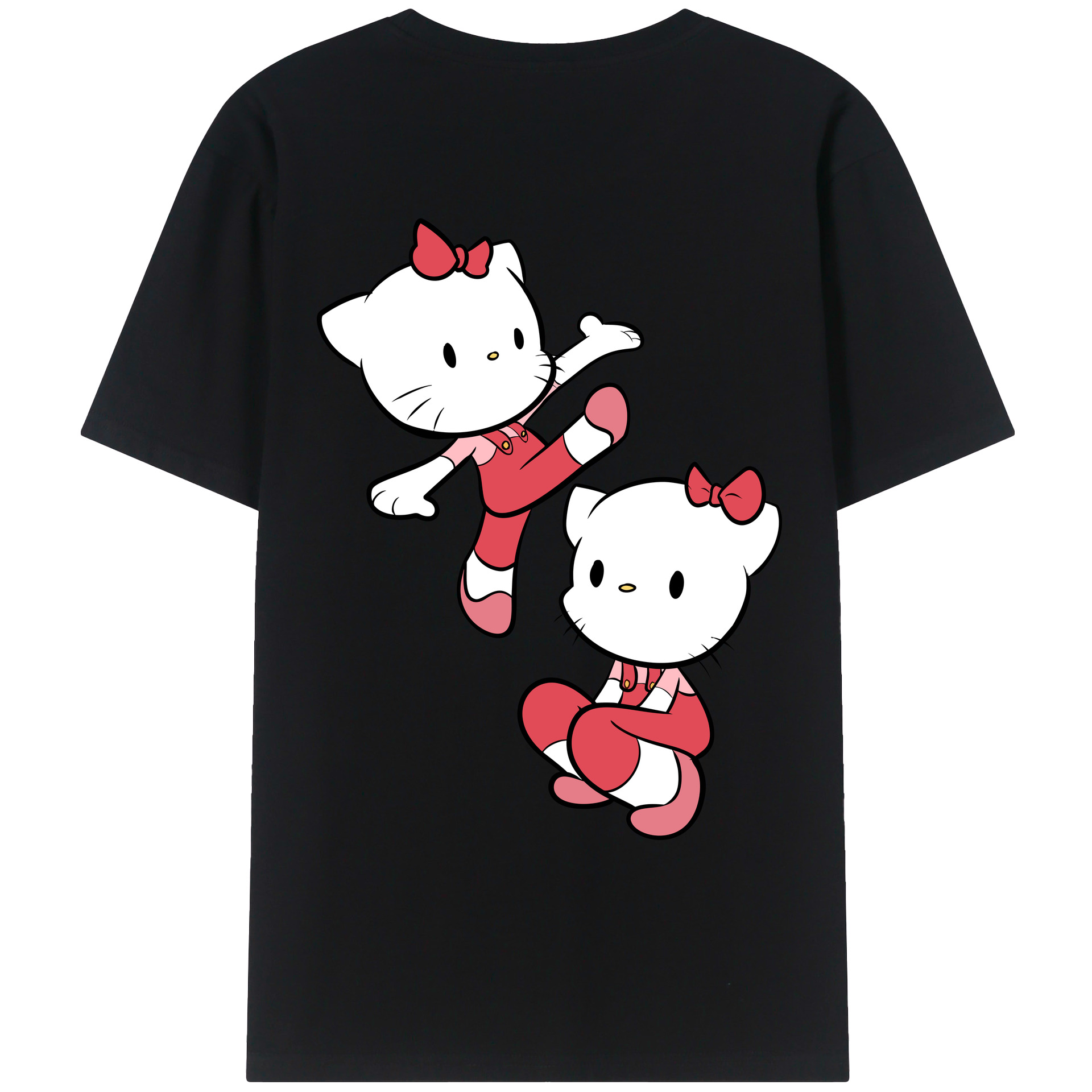 （画像用） Hello Kitty ハローキティ レディース半袖Tシャツ(バックプリント)