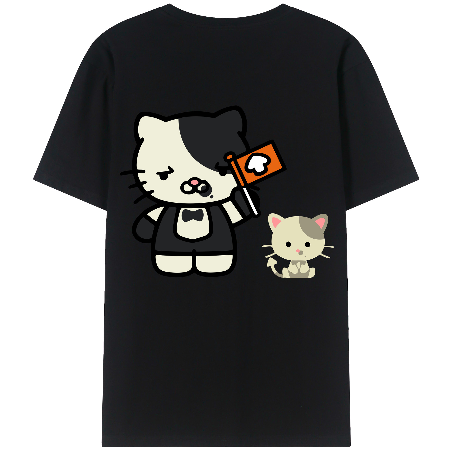 （画像用） Hello Kitty ハローキティ レディース半袖Tシャツ(バックプリント)