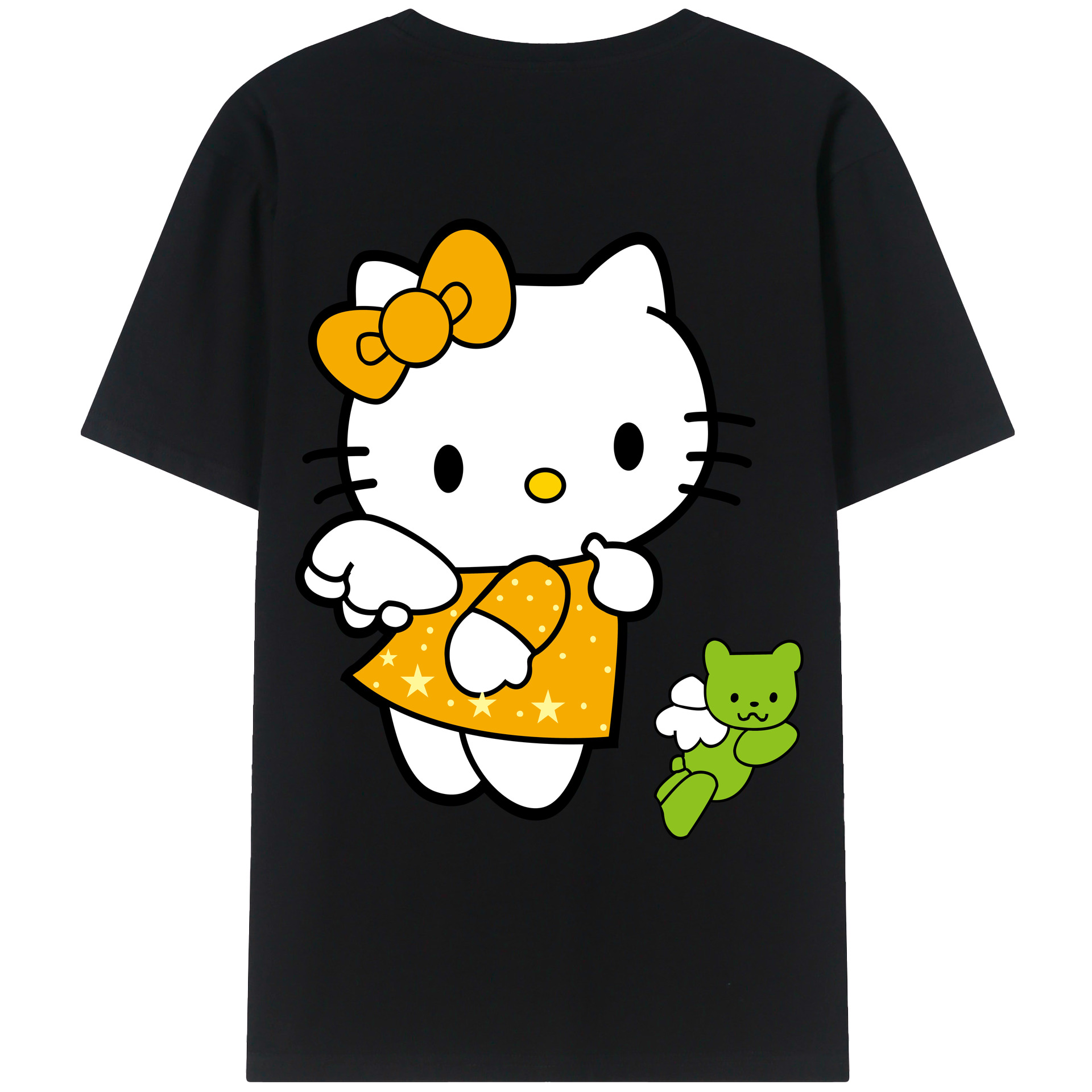 （画像用） Hello Kitty ハローキティ レディース半袖Tシャツ(バックプリント)