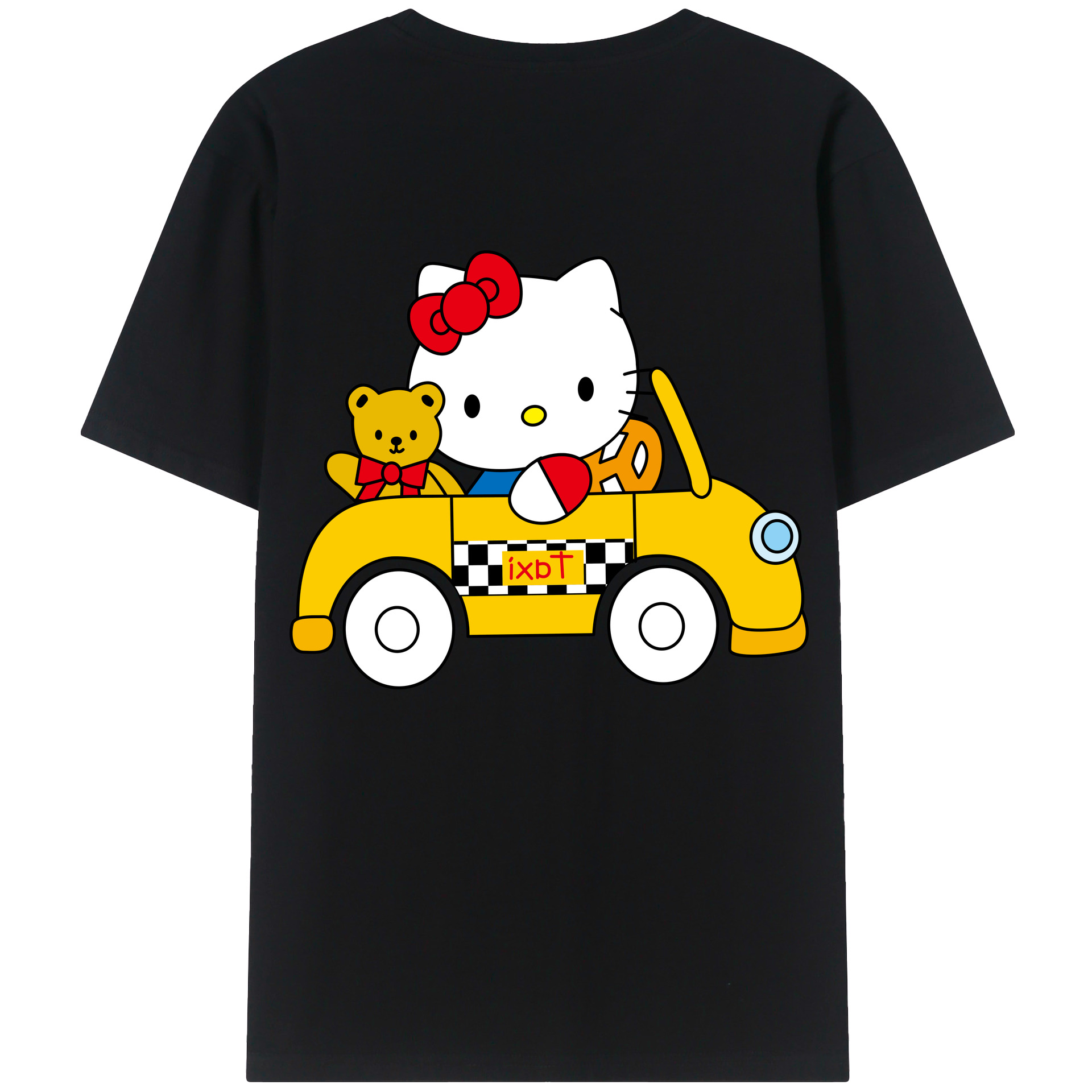 （画像用） Hello Kitty ハローキティ レディース半袖Tシャツ(バックプリント)