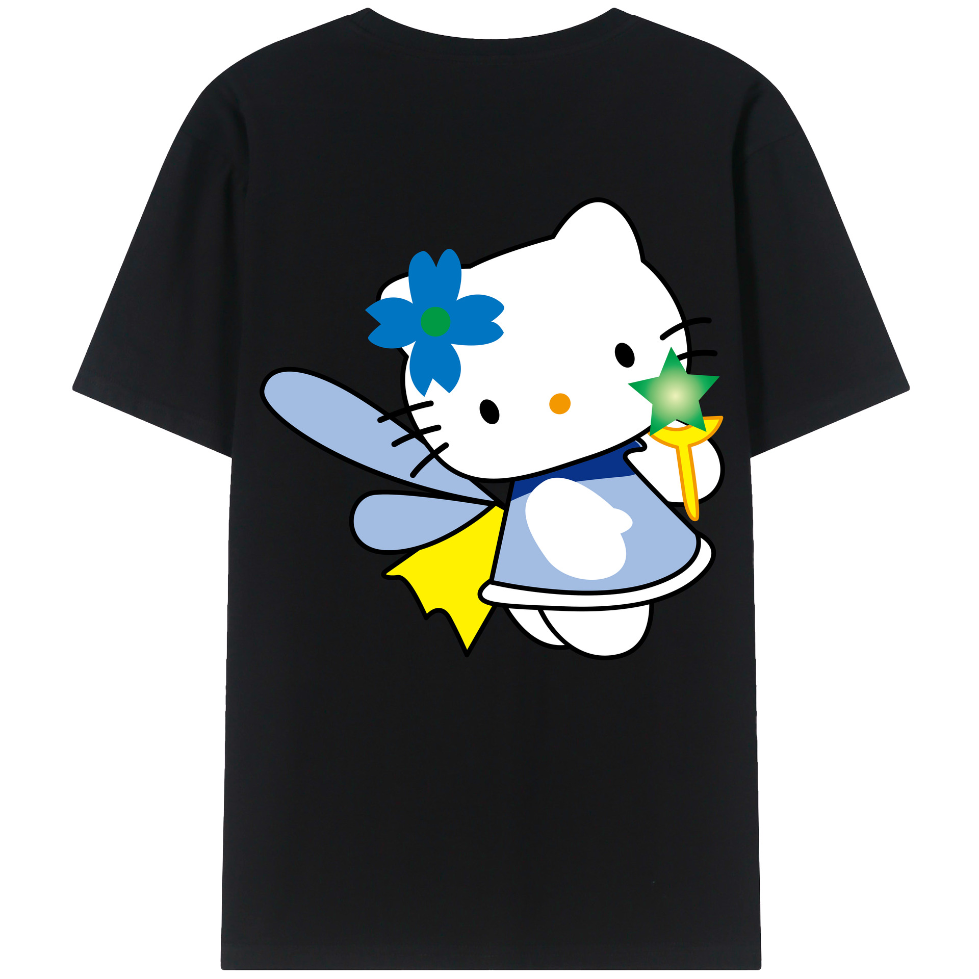 （画像用） Hello Kitty ハローキティ レディース半袖Tシャツ(バックプリント)
