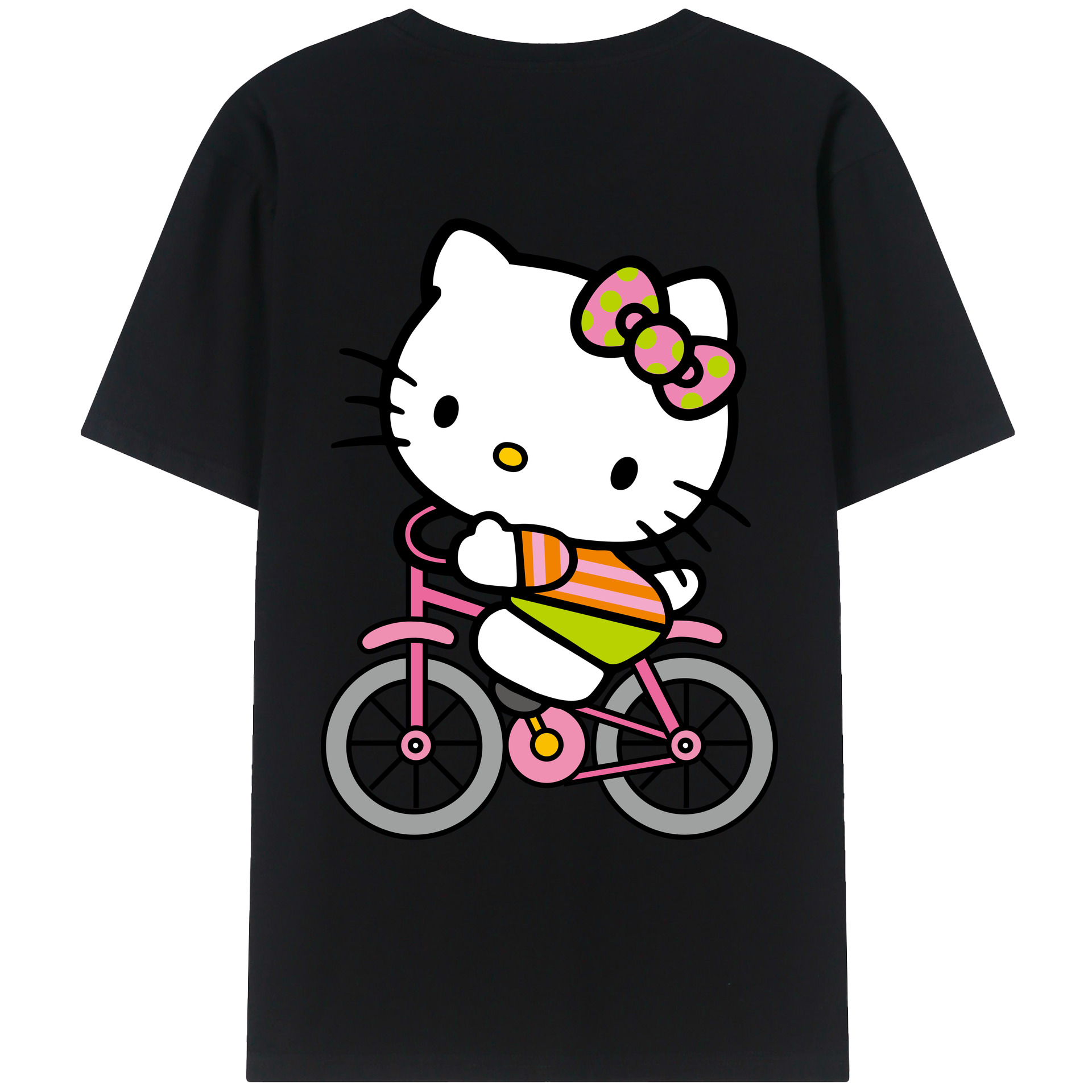 （画像用） Hello Kitty ハローキティ レディース半袖Tシャツ(バックプリント)