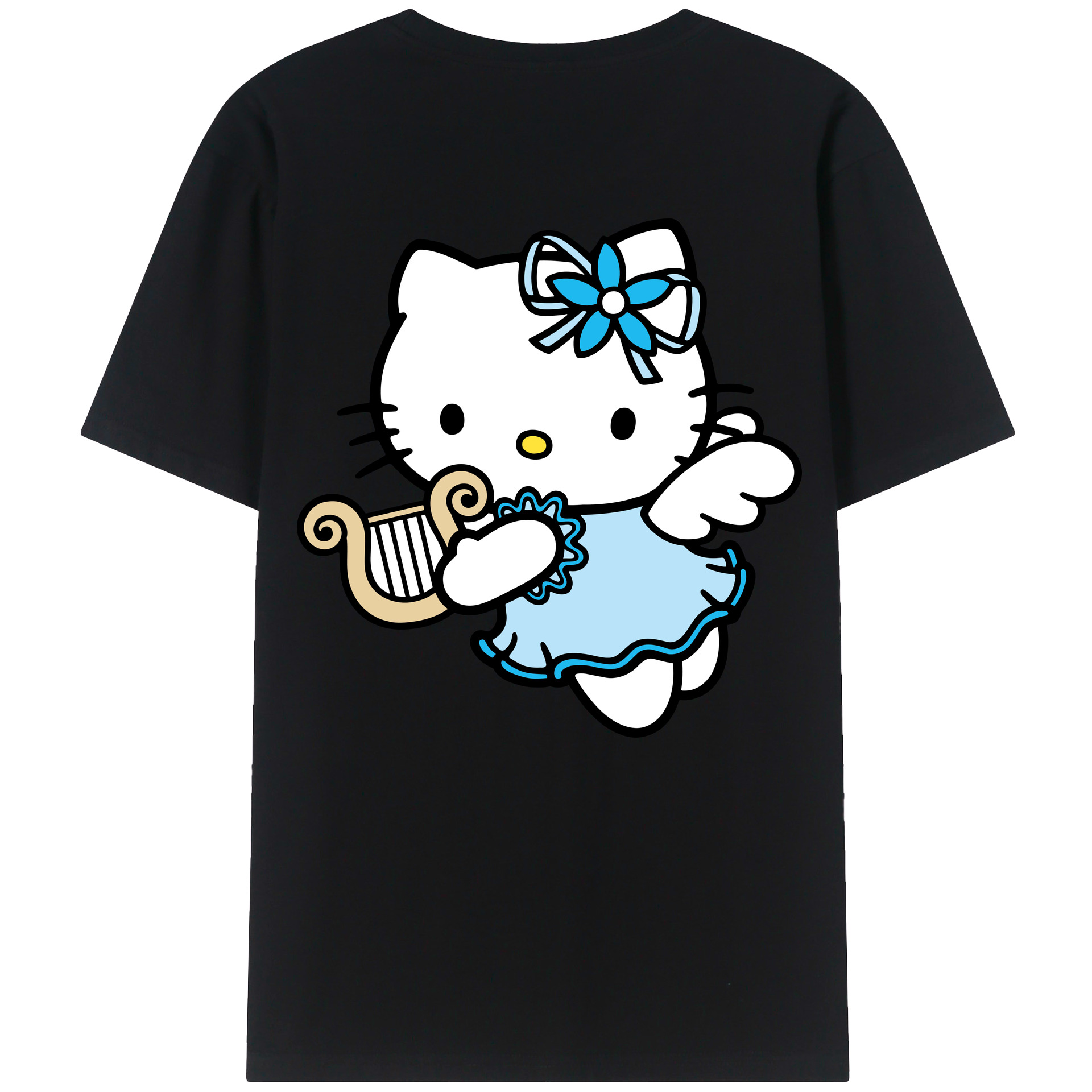 （画像用） Hello Kitty ハローキティ レディース半袖Tシャツ(バックプリント)