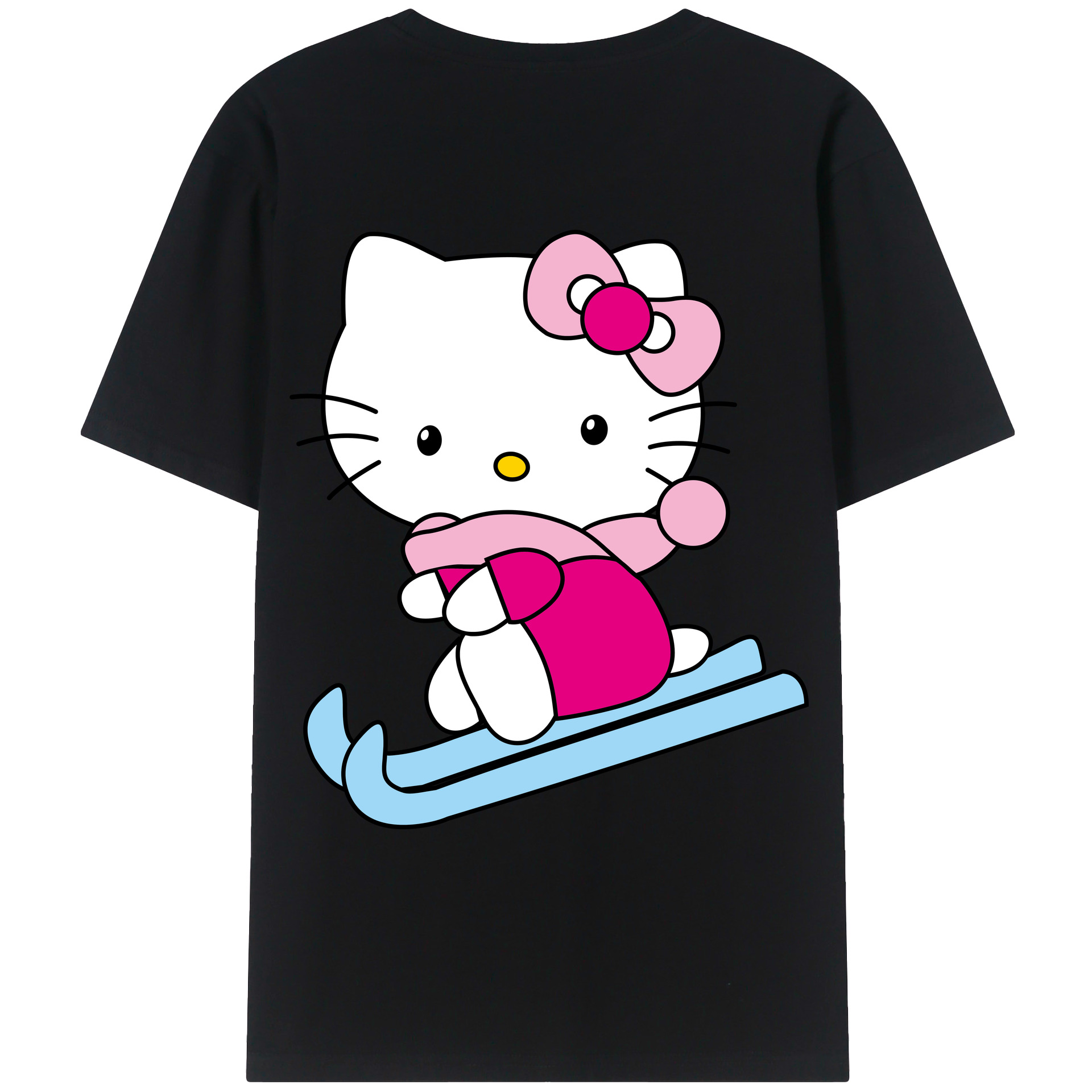 （画像用） Hello Kitty ハローキティ レディース半袖Tシャツ(バックプリント)