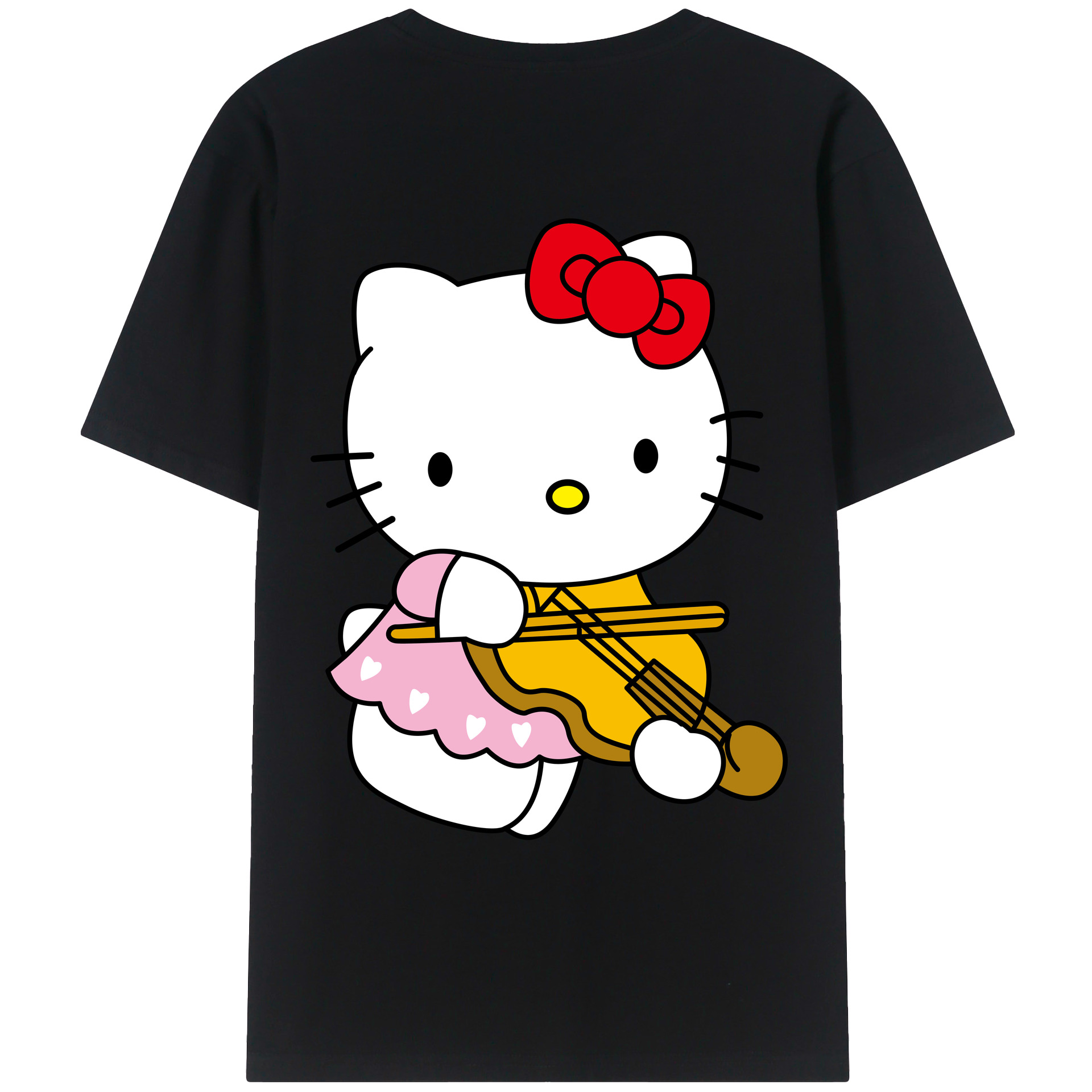 （画像用） Hello Kitty ハローキティ レディース半袖Tシャツ(バックプリント)