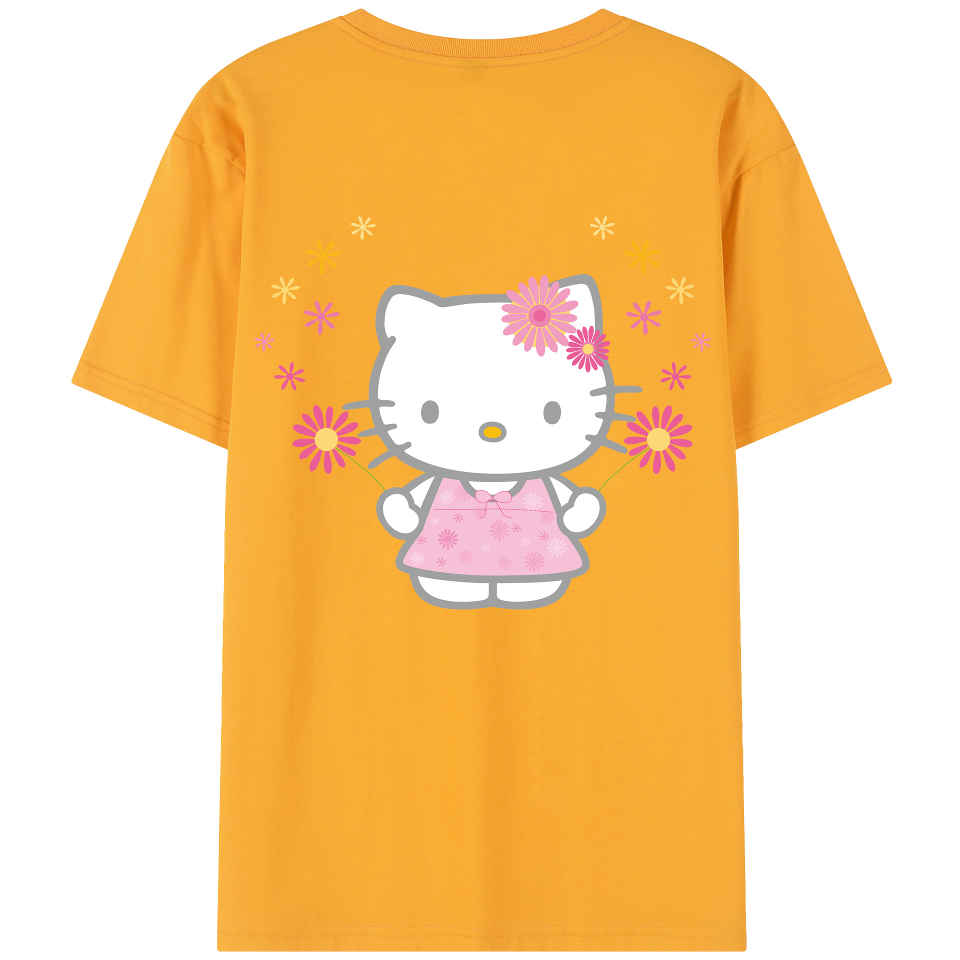 （画像用） Hello Kitty ハローキティ レディース半袖Tシャツ(バックプリント)