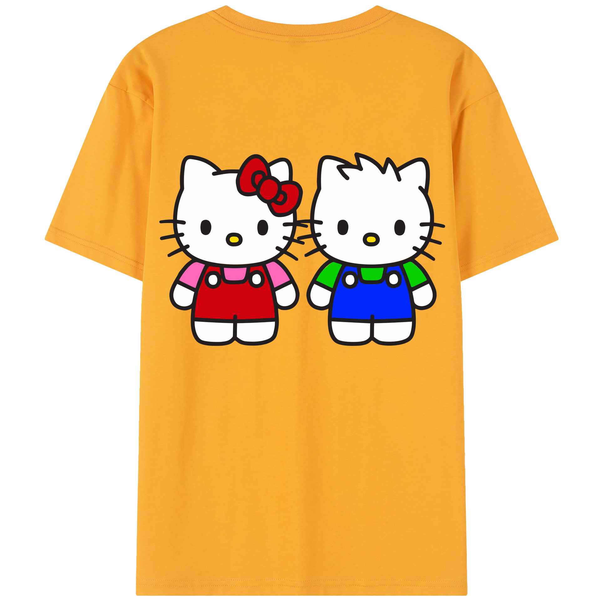 （画像用） Hello Kitty ハローキティ レディース半袖Tシャツ(バックプリント)