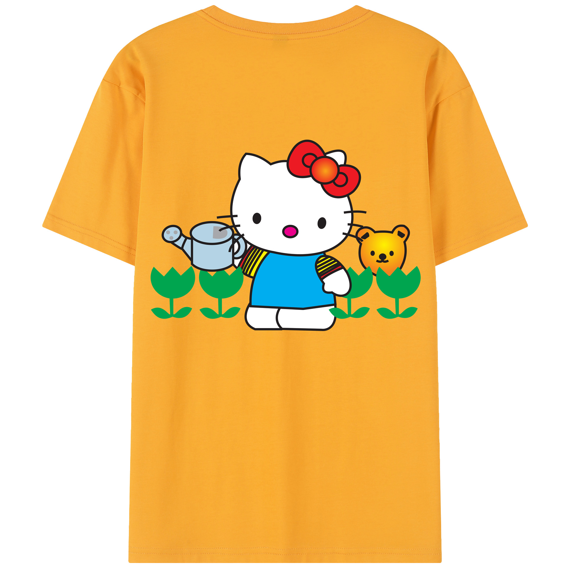 （画像用） Hello Kitty ハローキティ レディース半袖Tシャツ(バックプリント)
