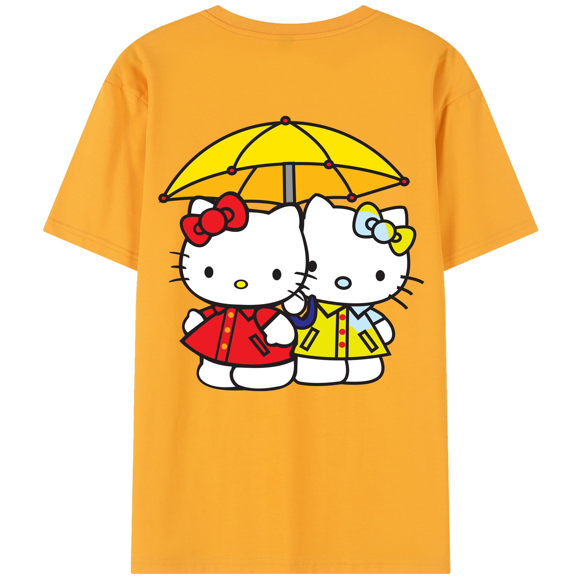 （画像用） Hello Kitty ハローキティ レディース半袖Tシャツ(バックプリント)