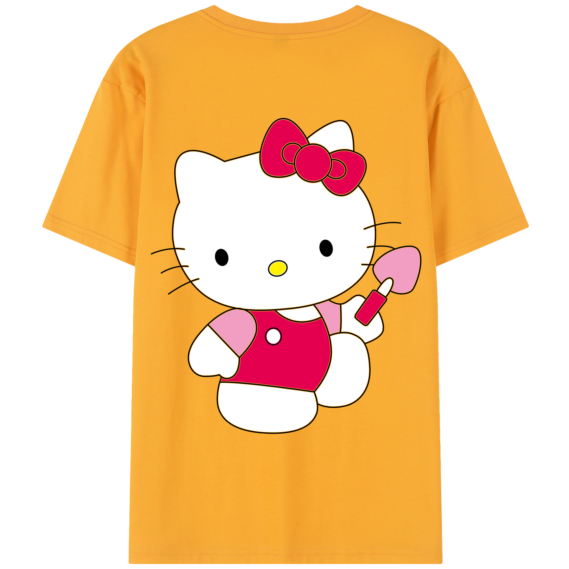 （画像用） Hello Kitty ハローキティ レディース半袖Tシャツ(バックプリント)