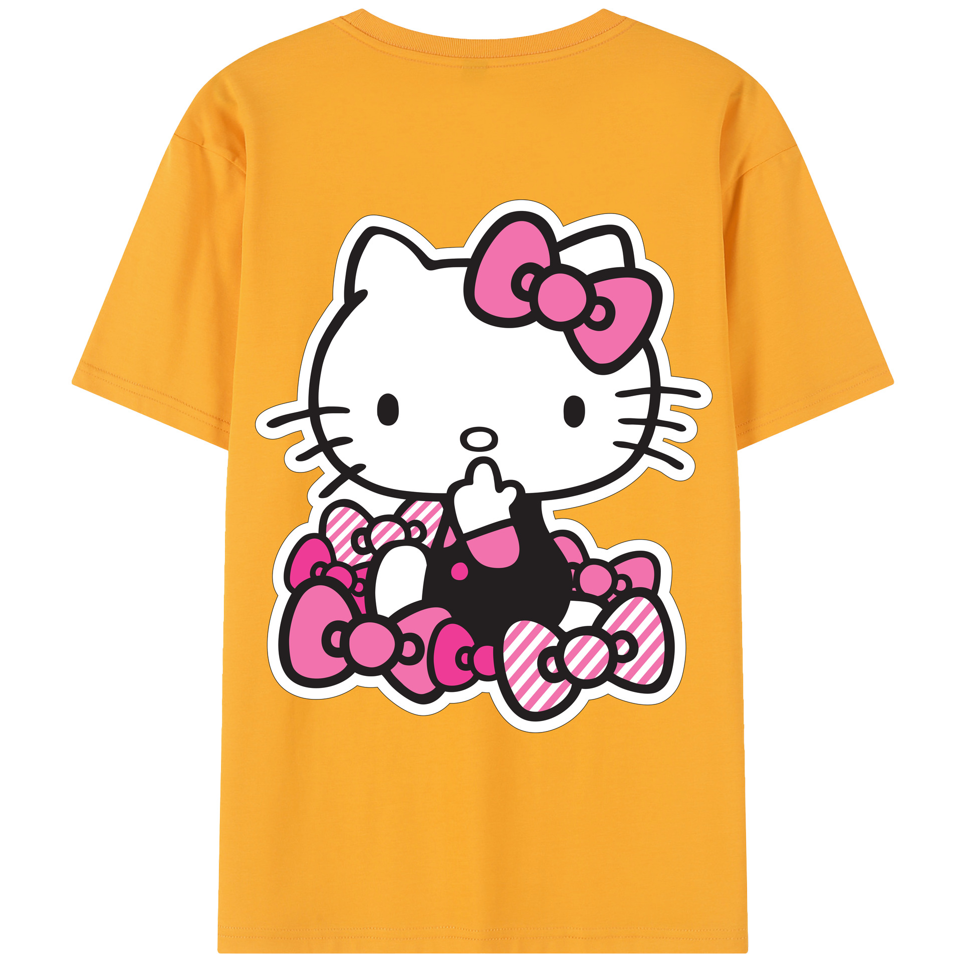 （画像用） Hello Kitty ハローキティ レディース半袖Tシャツ(バックプリント)